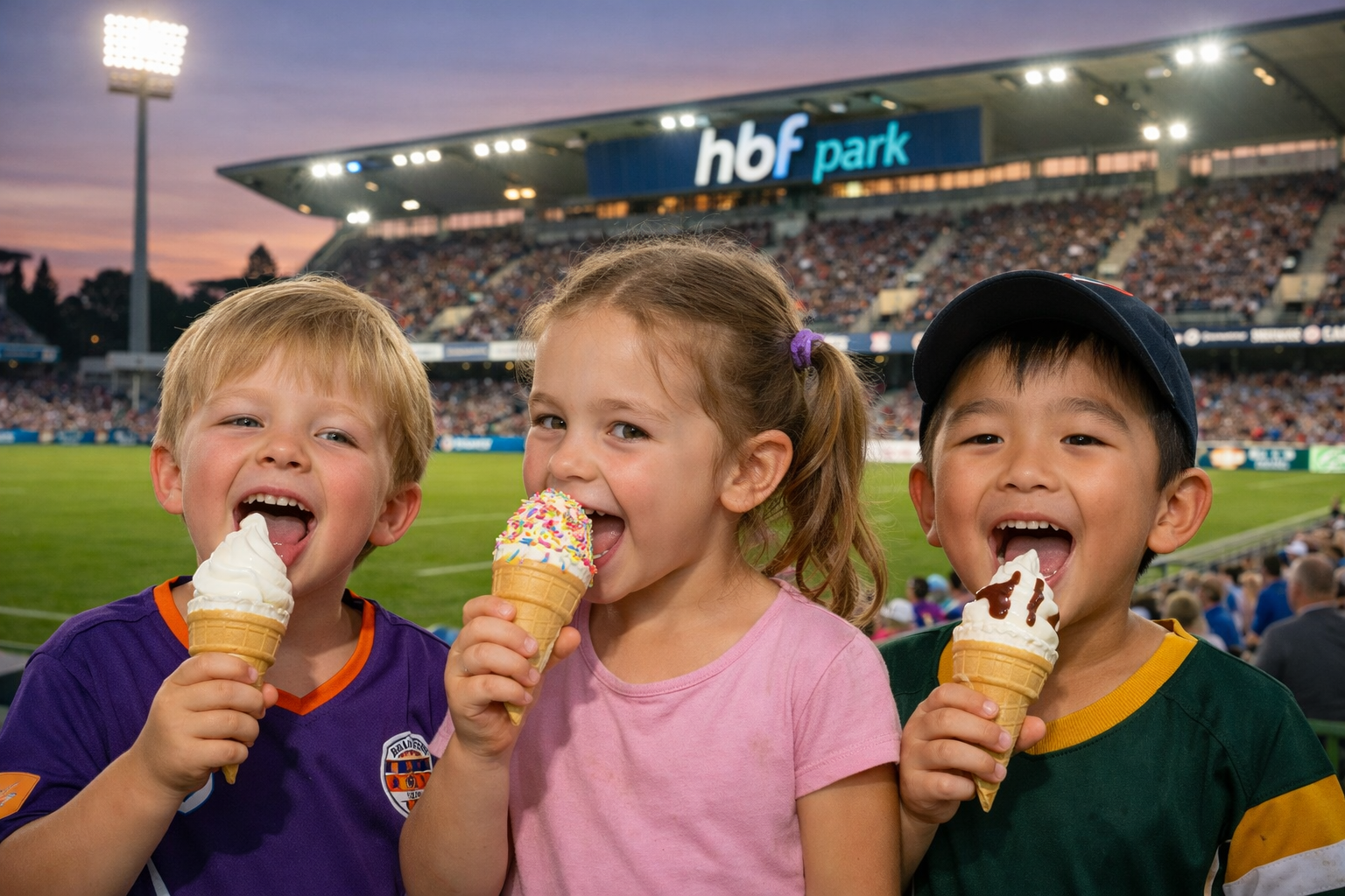 Ice Cream Van at Rugby in Perth – A Sweet Game Day at HBF Park