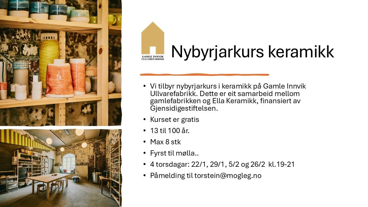 Keramikk-kurs 