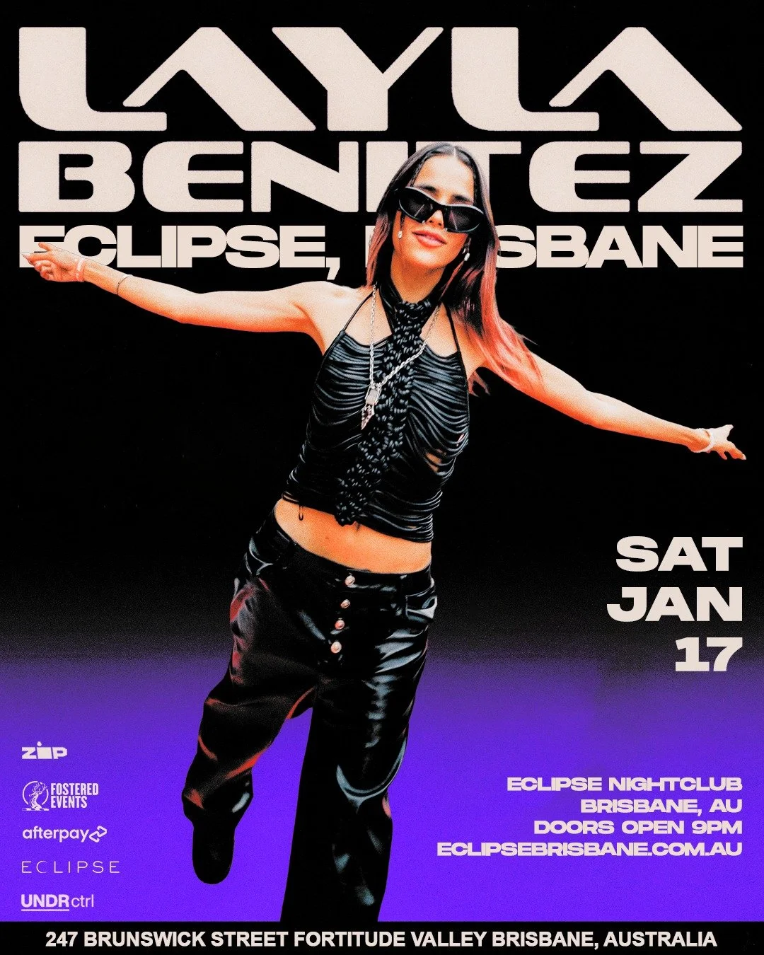 @laylabenitez is a globally respected DJ and producer known for her emotive blend of indie dance, dark disco and melodic techno. Raised in club culture and shaped by constant touring, her sound pairs melodic tension with heavy, soulful grooves built 