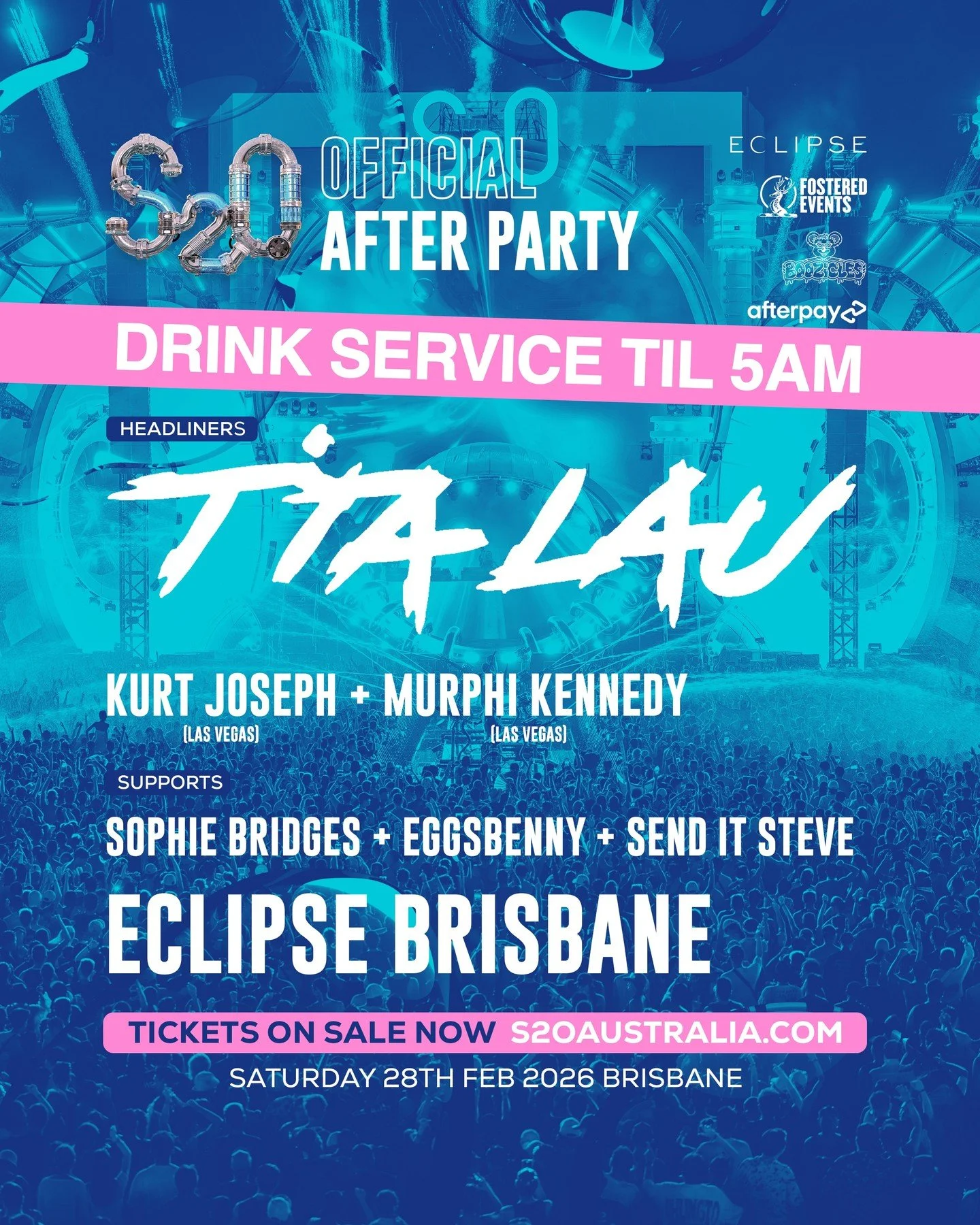 If there's big names coming to Brisbane, you already know we're holding down the afters and we're serving drinks til 5am💧 

@tita_lau is one of the most in-demand names in house music right now. 

From her #1 Beatport hit &ldquo;Disconnected&rdquo; 