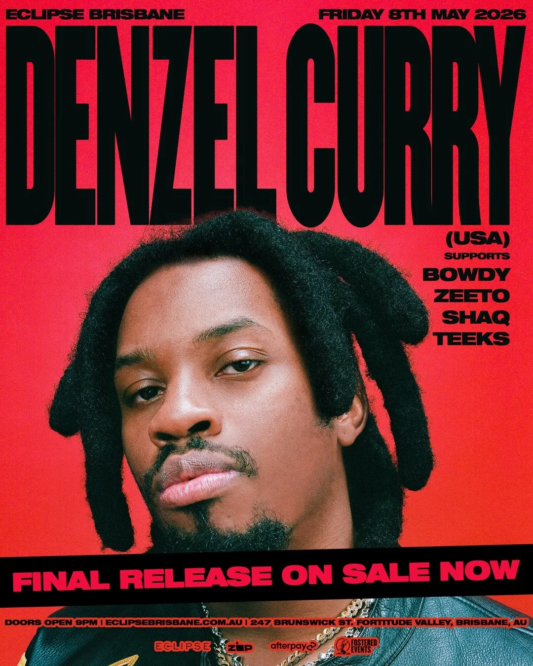 IN DENZEL WE TRUST 🫡 Final release is already flying. Due to the large amount of traffic, Eventfinda is down. Please click on the link in our bio to the purchase via Megatix - these are moving fast 💨
