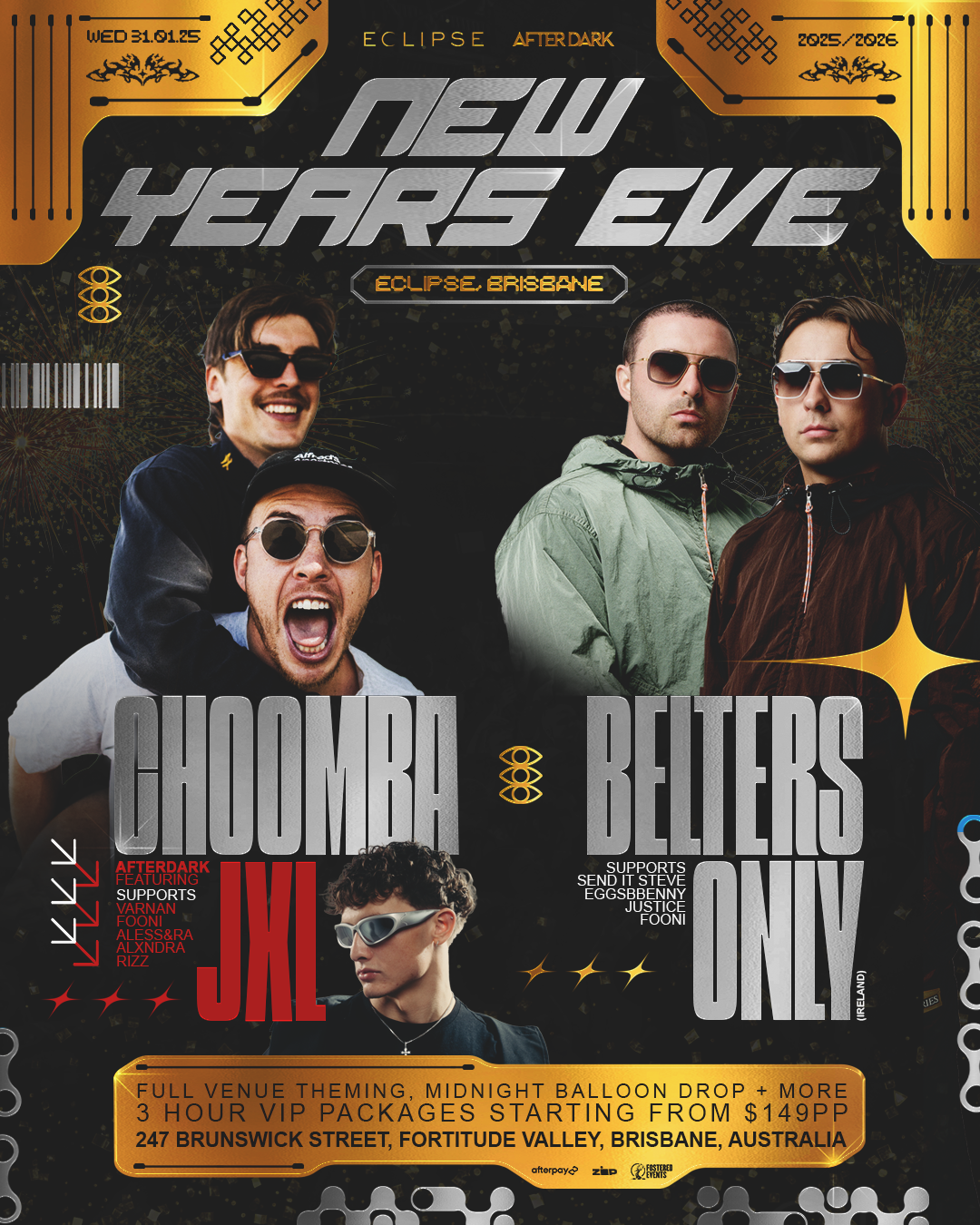 NYE FT. CHOOMBA + BELTERS ONLY + JXL
