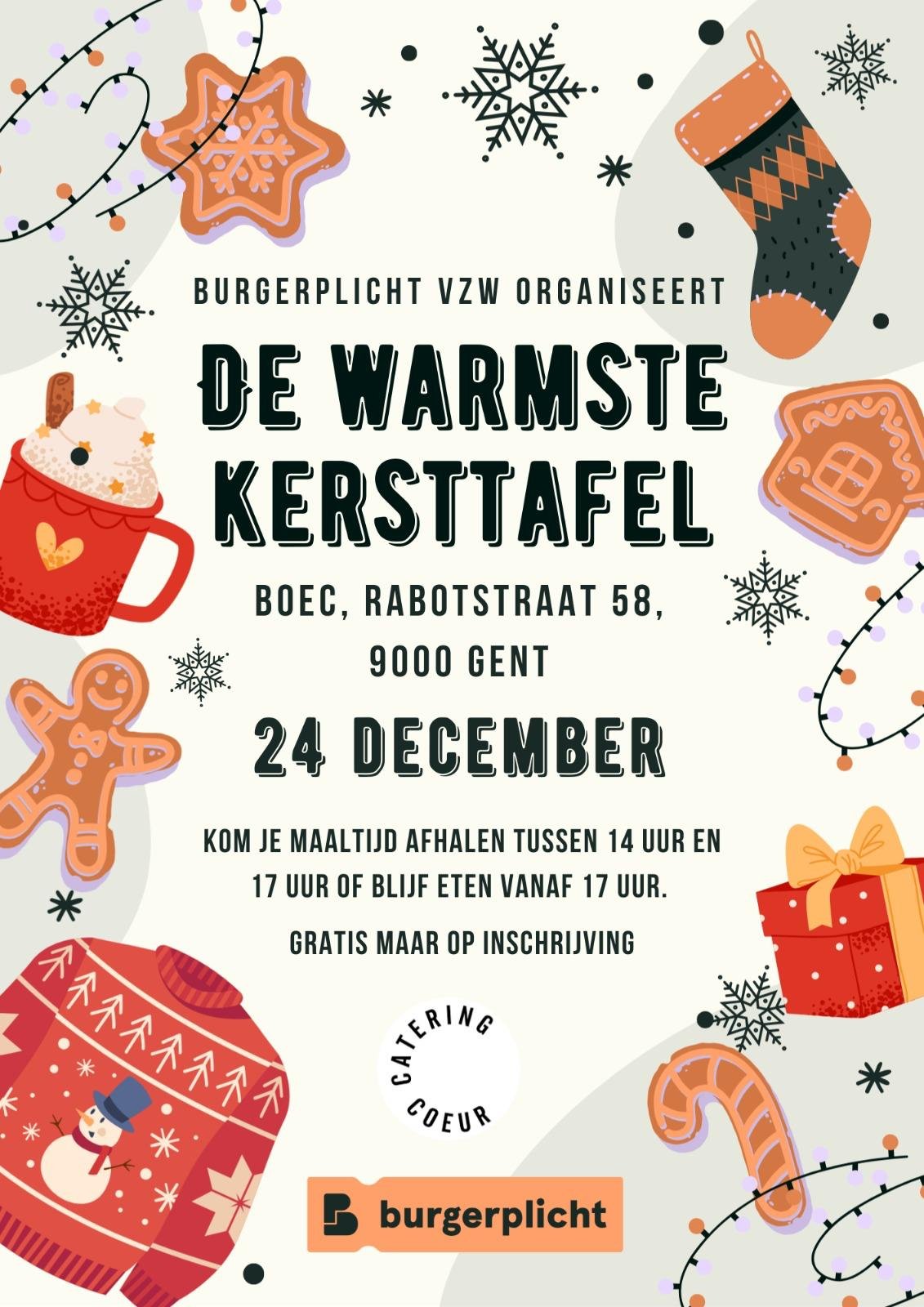 De Warmste Kersttafel