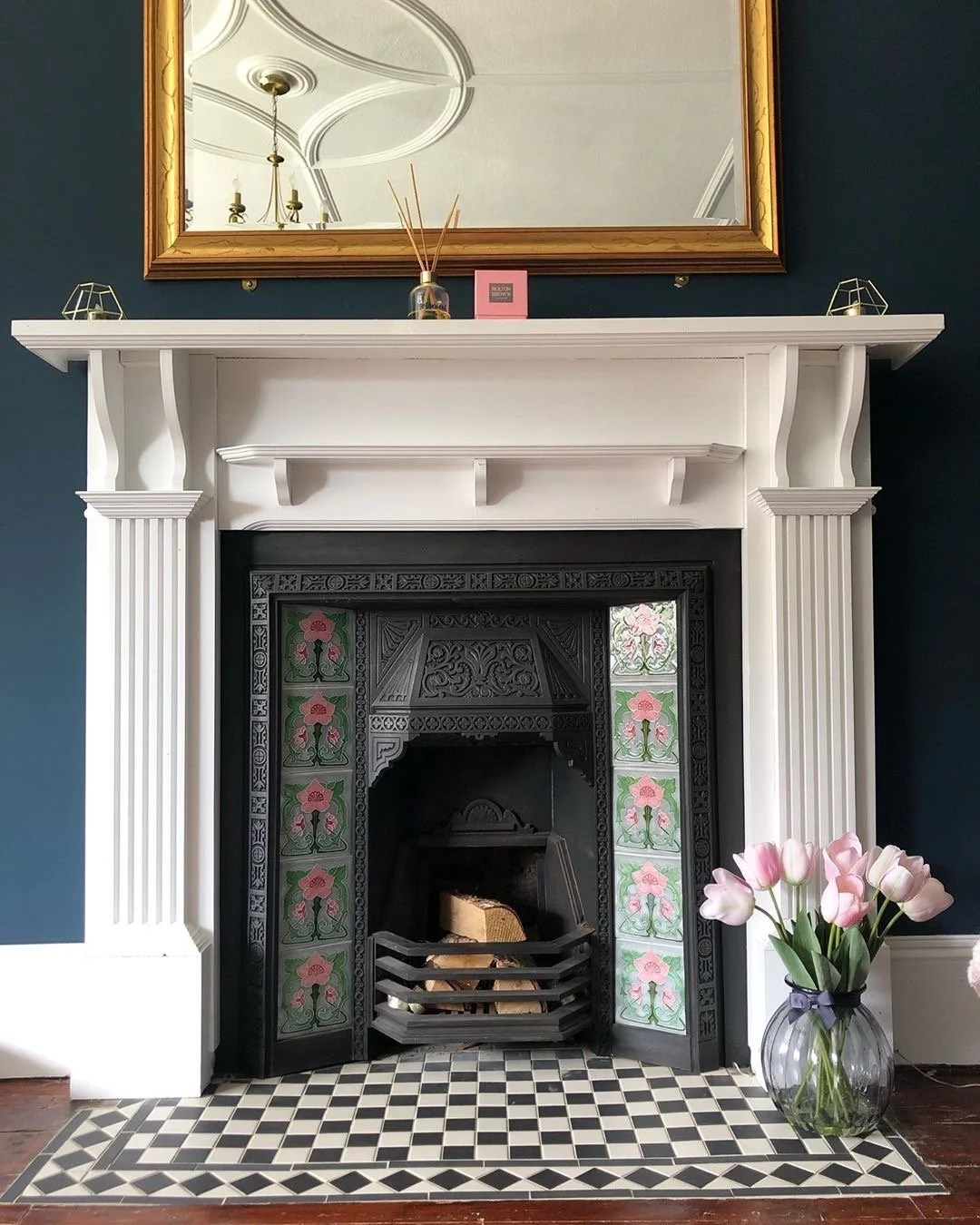 Victorian fireplace