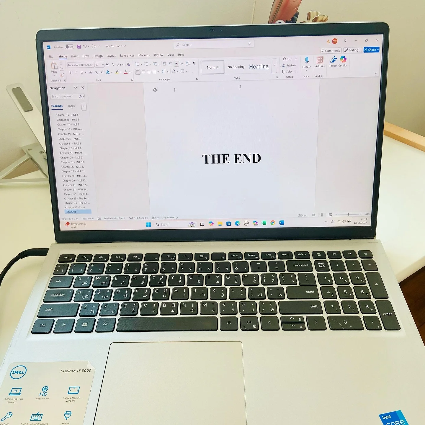 But really, just the beginning 😅

First draft of this little story is finally done 🤗

Just under 80,000 words in 12 weeks and I&rsquo;m already buzzing to jump into the next draft. But in the hopes of getting some much needed distance from the stor