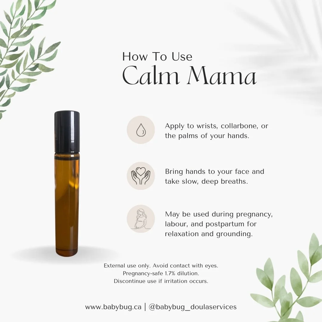 ✨ Introducing Calm Mama ✨
A pregnancy-safe essential oil roller, created with intention, care, and a lot of research.

This blend has been in the works for months!! Many months spent collaborating with a certified aromatherapist to ensure safety for 