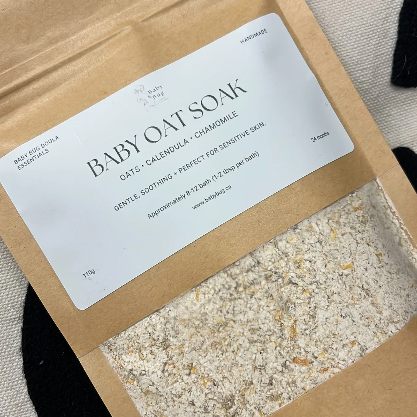🛁 New Baby Essential! 🛁

Say hello to our Baby Oat Bath Soak! 

This blend is soothing, safe, and effective for delicate baby skin. 

Each bag combines:
🌾 Colloidal Oats &ndash; naturally calms and moisturizes
🌼 Calendula &ndash; supports gentle,