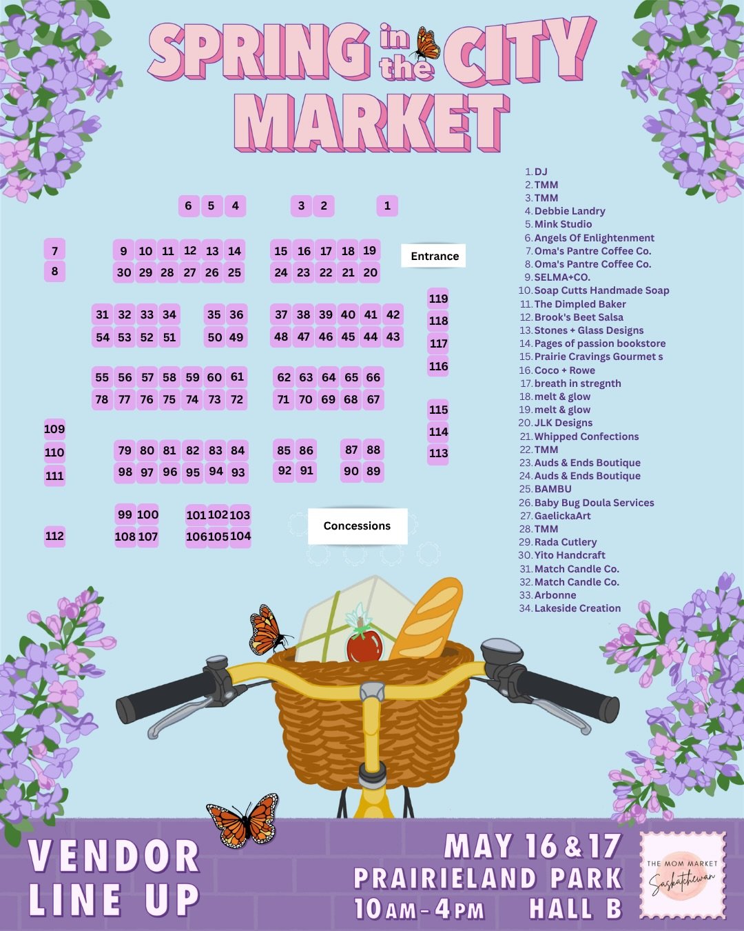 🌷 We&rsquo;re SO excited to be at the Spring in the City Market this weekend! 🌷

Come find us at Booth 26 on Saturday &amp; Sunday from 10AM&ndash;4PM at Prairieland Park, Hall B!

The weather might be gross, but it&rsquo;s the perfect excuse to co
