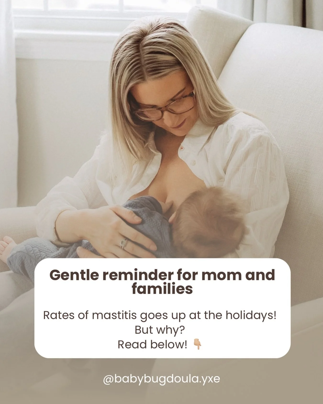 ☀️ Summer reminder for breastfeeding families ☀️

Did you know that mastitis can become more common during summer vacations and holiday travel?

When routines change, it&rsquo;s easy for breastfeeding patterns to change too. Long road trips, beach da