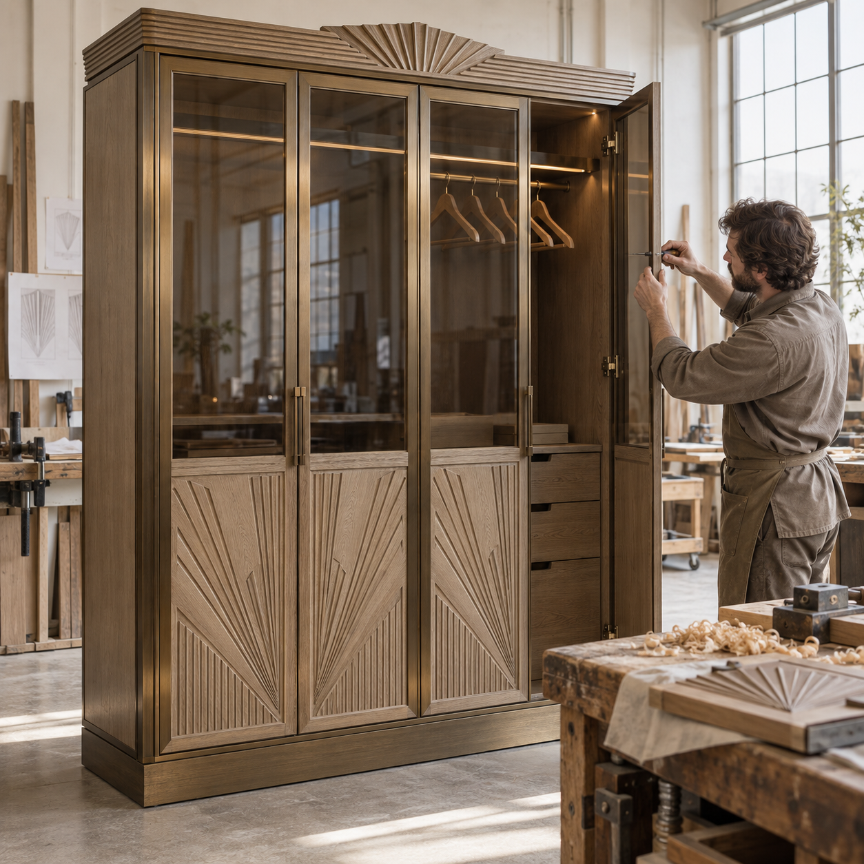 woodwork furniture wardrobe hotel restaurant ffe