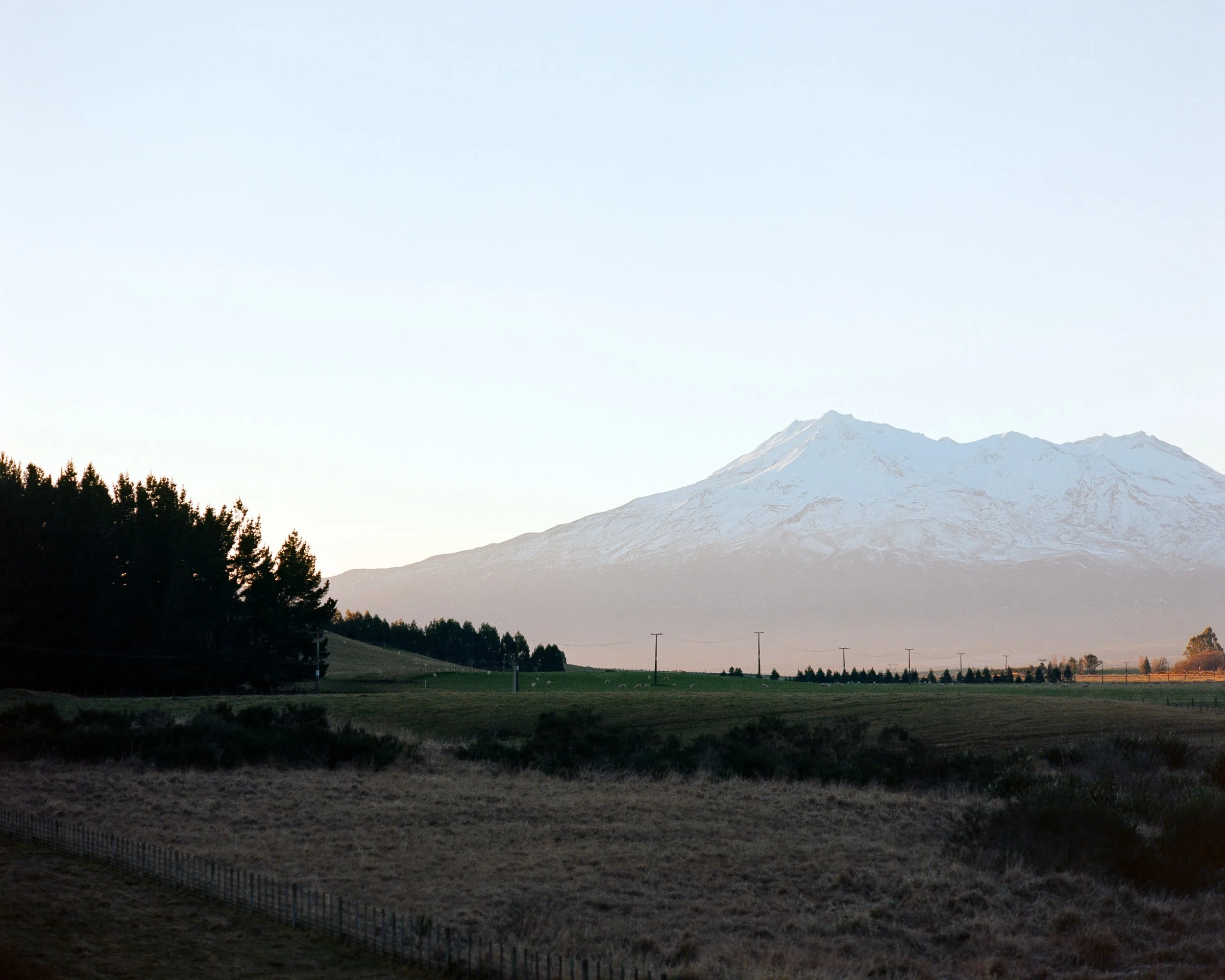 Mount Ruapehu from Waiouru 
