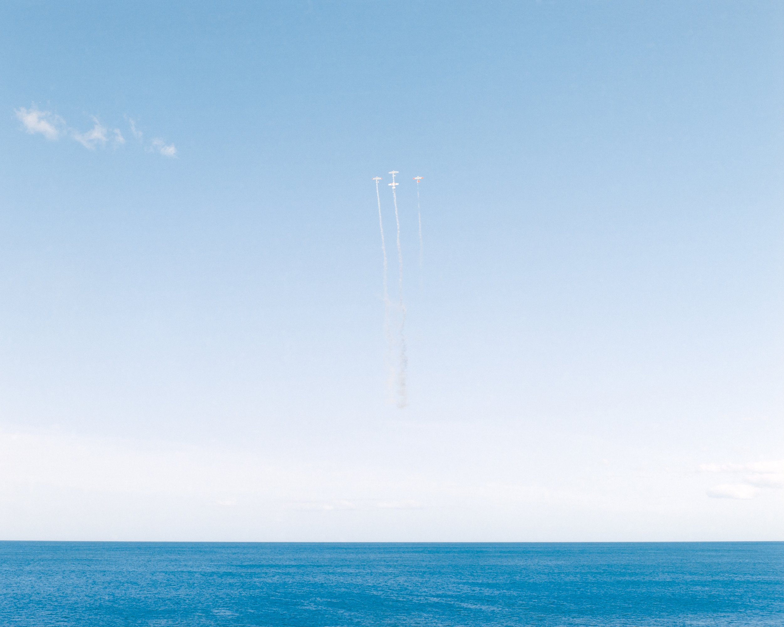 Air show during Art Deco Weekend