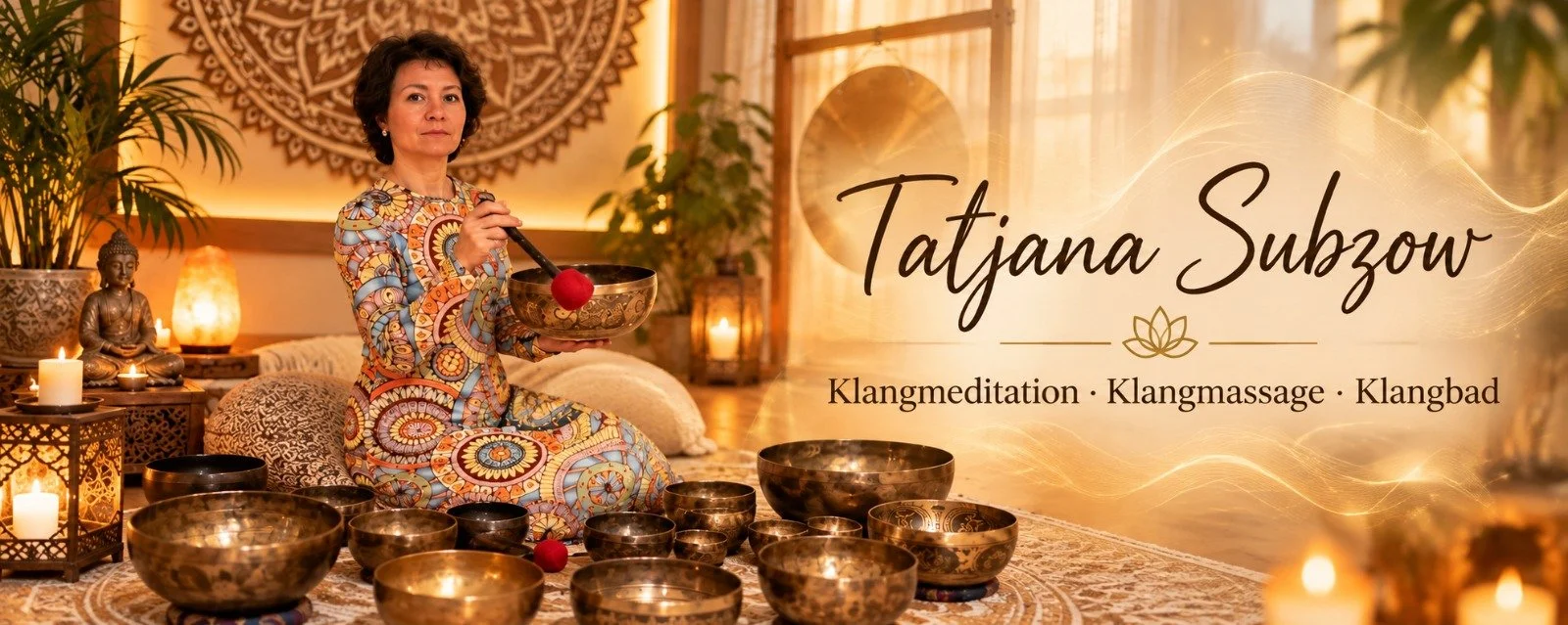 Tatjana Subzow Klangmeditation Klangmassage Klangbad