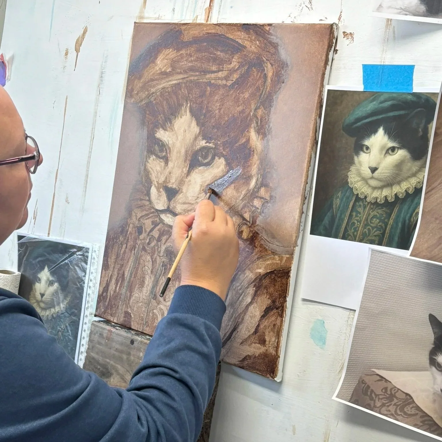 Behind the Canvas #1 - A Look Behind the Scenes in My Studio