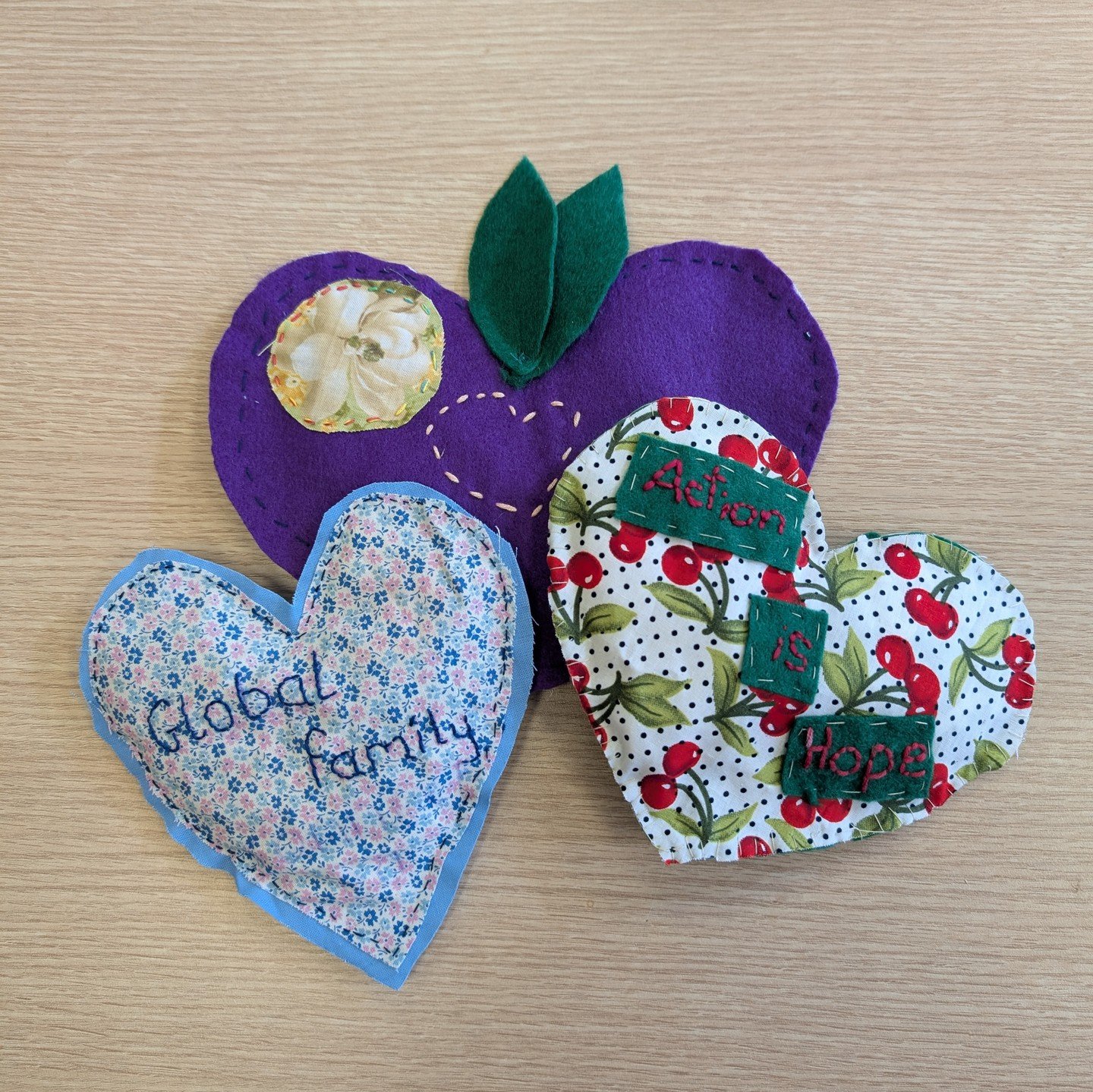 Have you been wondering if you could contribute a heart to the globe from our Climate Racism campaign? You can! Head to our website to find our Stitching Solidarity campaign packet, which holds all of the information: https://bit.ly/3QmRFtd