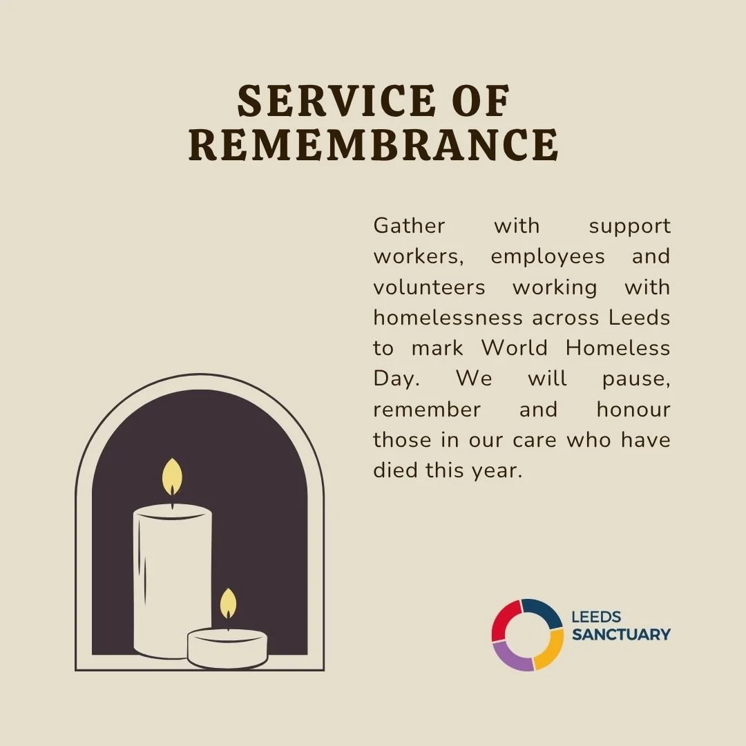 Service of Remembrance - World Homeless Day