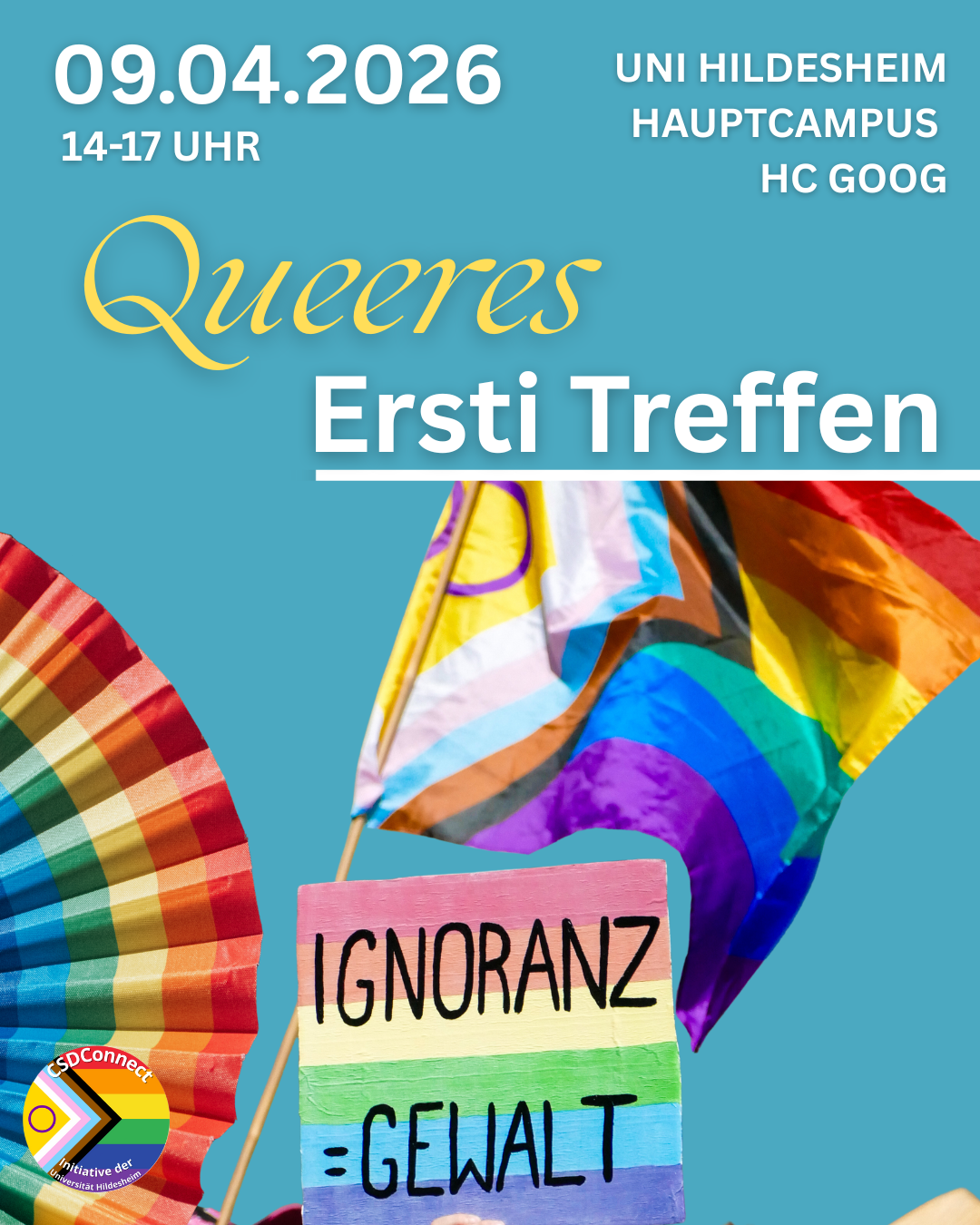 Queeres Ersti Treffen der Uni Initiative CsdConnect