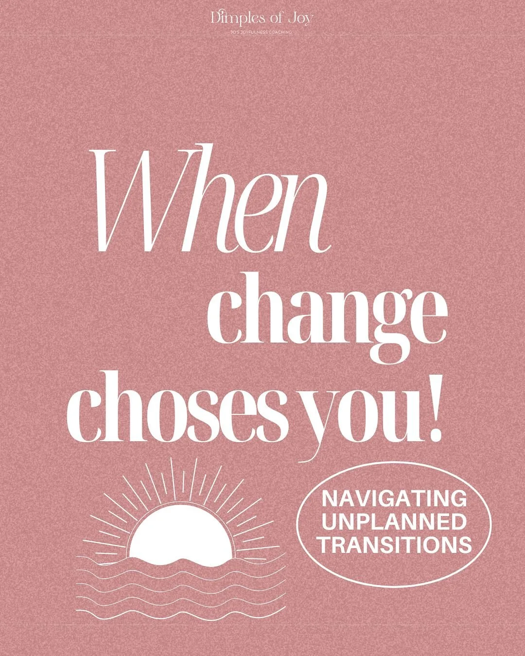 🍋Unplanned change is one of the hardest things we navigate.Not because we can&rsquo;t handle it but because it often strips away parts of our identity before we&rsquo;re ready to let them go.

If you&rsquo;re in this season: you&rsquo;re not behind.