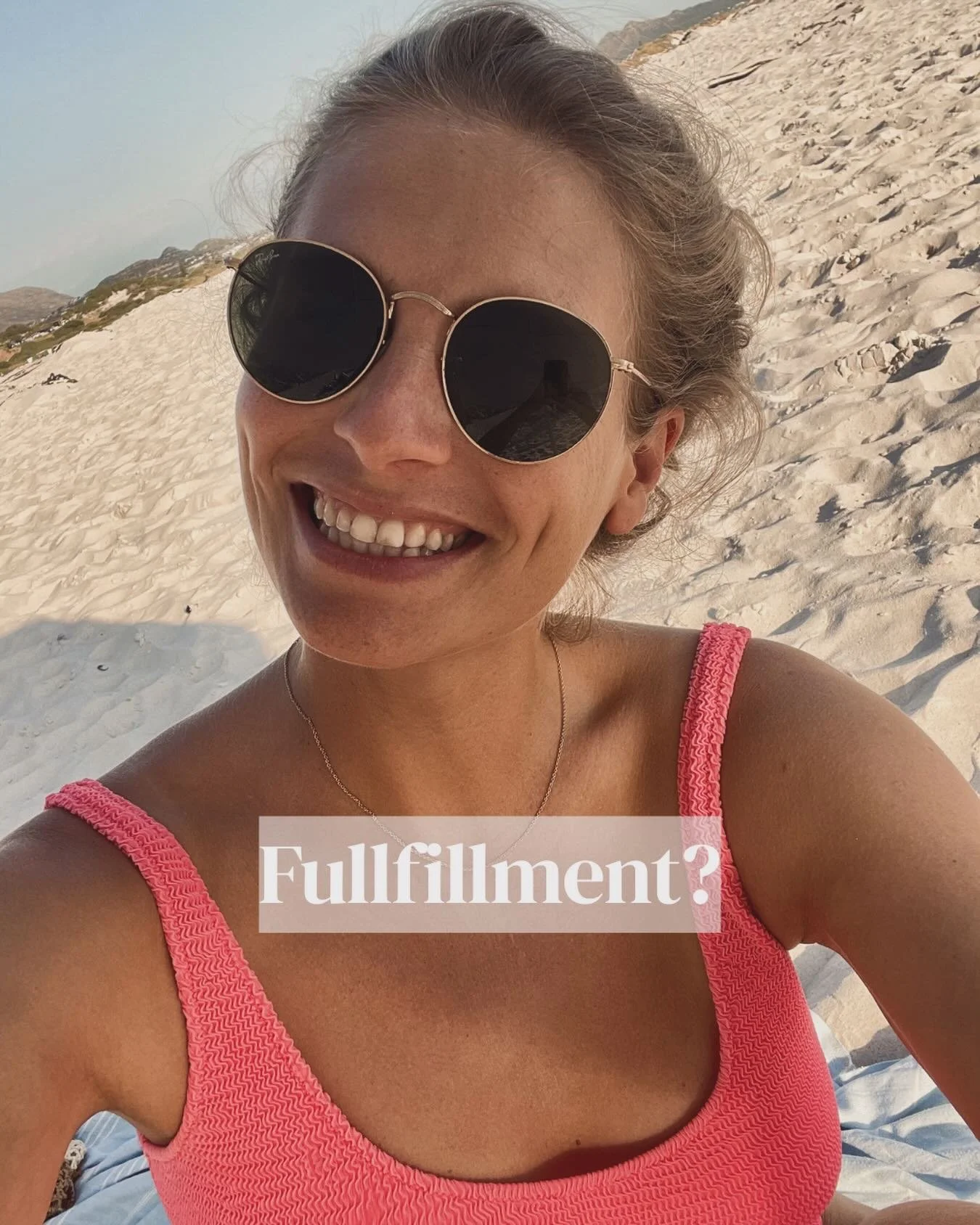 This week I wanted to upload a picture from a beach with the title &ldquo;fulfilling&rdquo;.
Instead I chose I different title.

It felt like people might judge me - Like &ldquo;Of course fulfilling&hellip; you spend your day at the beach&hellip; who