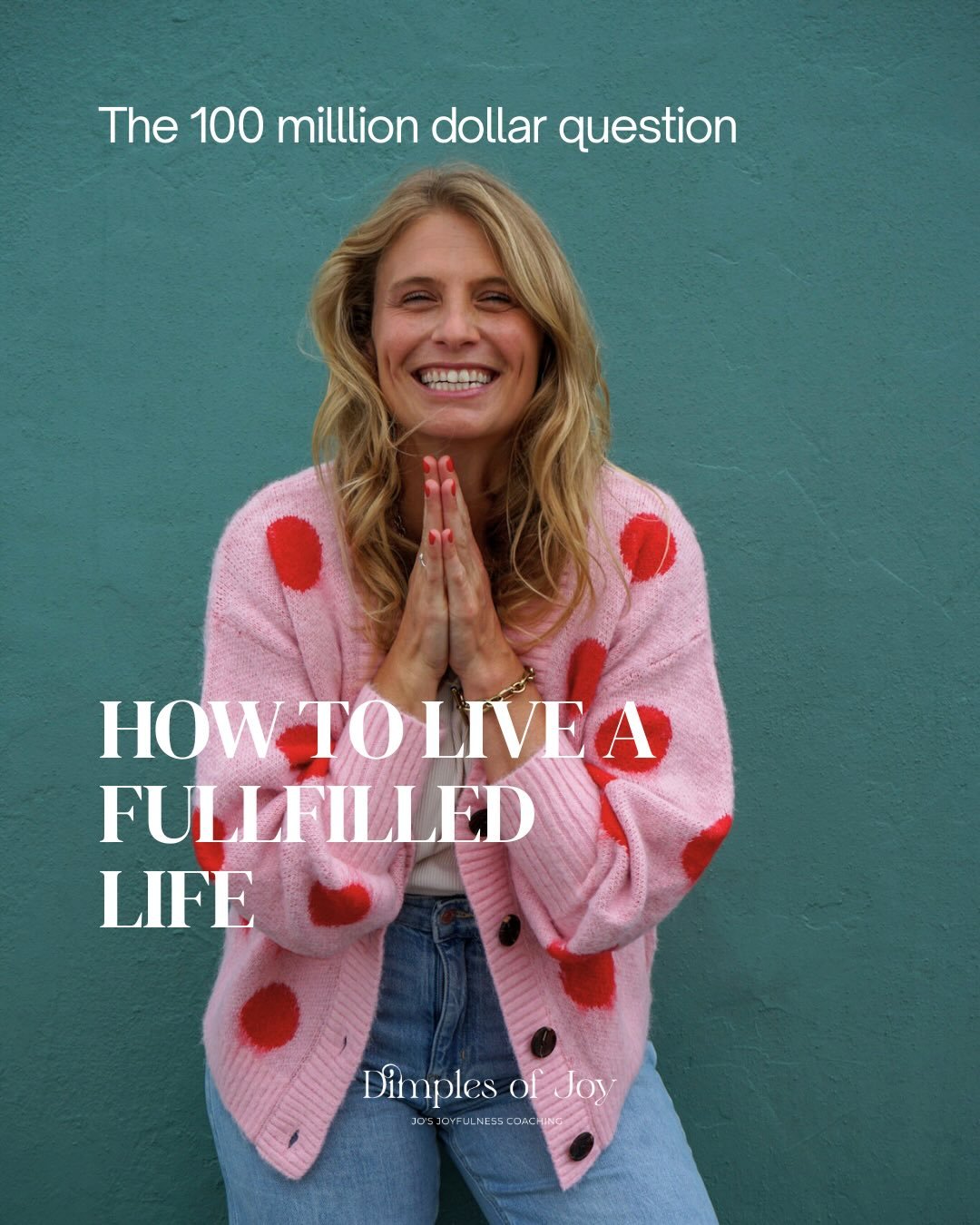 Most people answer this question through the wrong things. The promotion. The relationship status. The apartment. 

The &ldquo;finally having it together.&rdquo;

And still, something feels off.

A fulfilled life is built from knowing who you are, wh