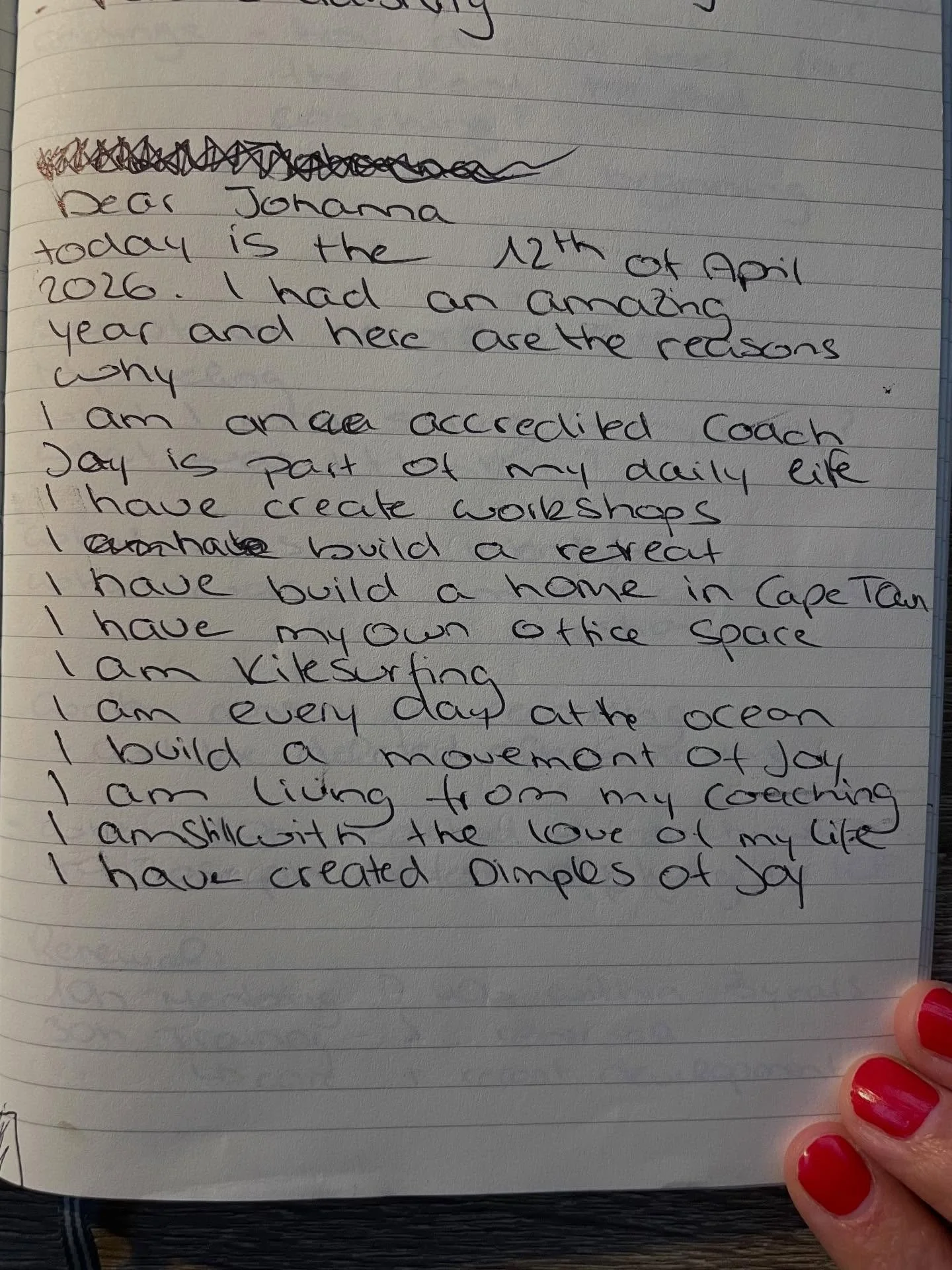 It&rsquo;s been a year since I finished my coaching training with @becomecoaching 

This is what I wrote down a year ago after a future forward vision. Most of my dreams have come true, some have changed and some are still present. And some are still