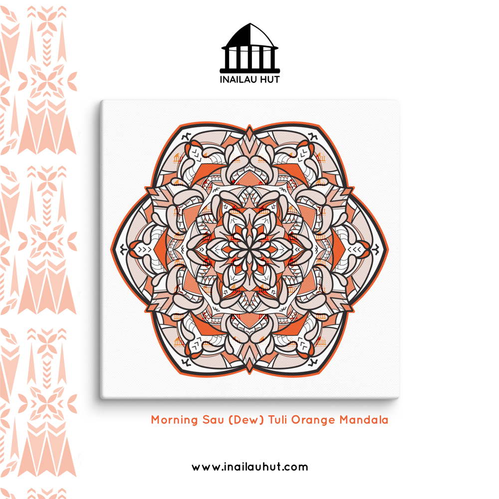 Morning Sau (Dew) Tuli Orange Mandala