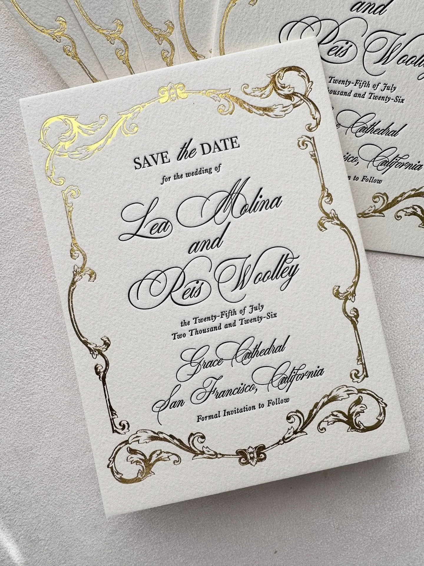 Date Saved! 💛🤍💛🤍
.
.
Stationery: @ksh_signaturepress 
.
.
#weddingstationery #savethedate #custominvite #weddinginvitations #savethedates #elegantinvitations #weddinginspiration #letterpress #moniquelhuillier #kshbride #letterpressinvitations #mu
