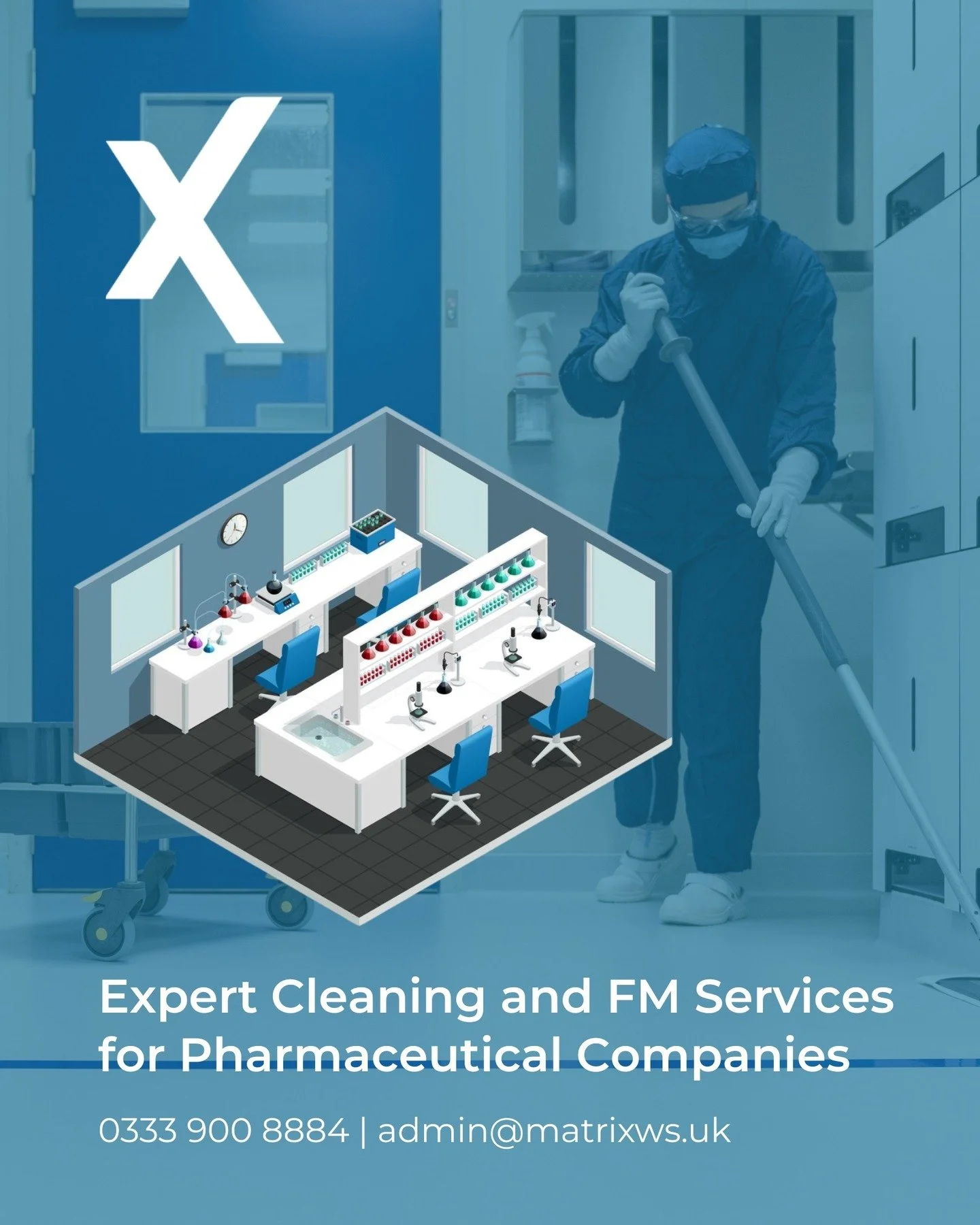 ✨ For over 15 years, Matrix has been trusted by the pharmaceutical industry to deliver specialist, tailored cleaning solutions.

Using advanced technologies and validated processes, we help ensure your operations stay fully compliant with the stricte