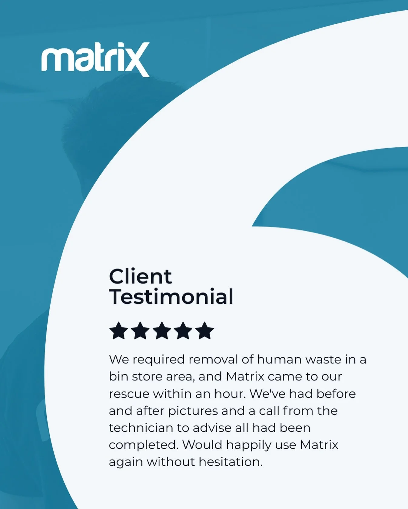 A biohazard emergency doesn&rsquo;t just need a quick response, it needs a professional one. We recently helped a client handle a sensitive waste removal at a bin store, arriving on-site within 60 minutes.

Save our number in your contacts for your n