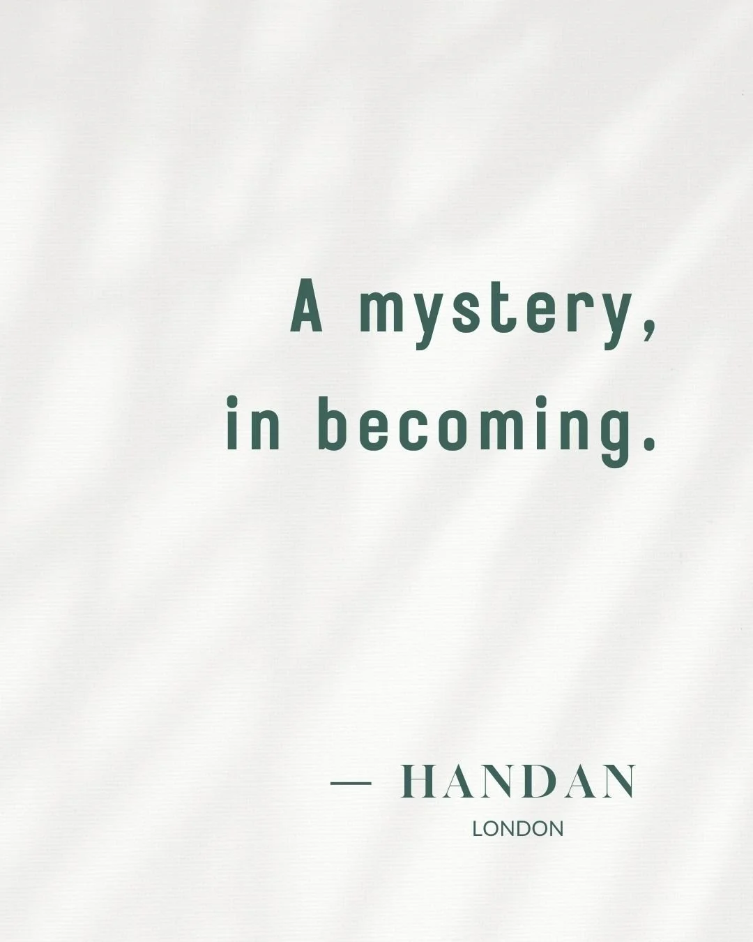 She wears a whispered dream &mdash; softly unfolding with mystery, wonder, and grace.
That is her becoming.

#HandanLondon
#ForTheWhisperedDream
#HandanEditionOne
#BeneathHerSilence
#EditorialCouture
#WearableArt
#SculpturalSilhouettes
#IndepentDesig