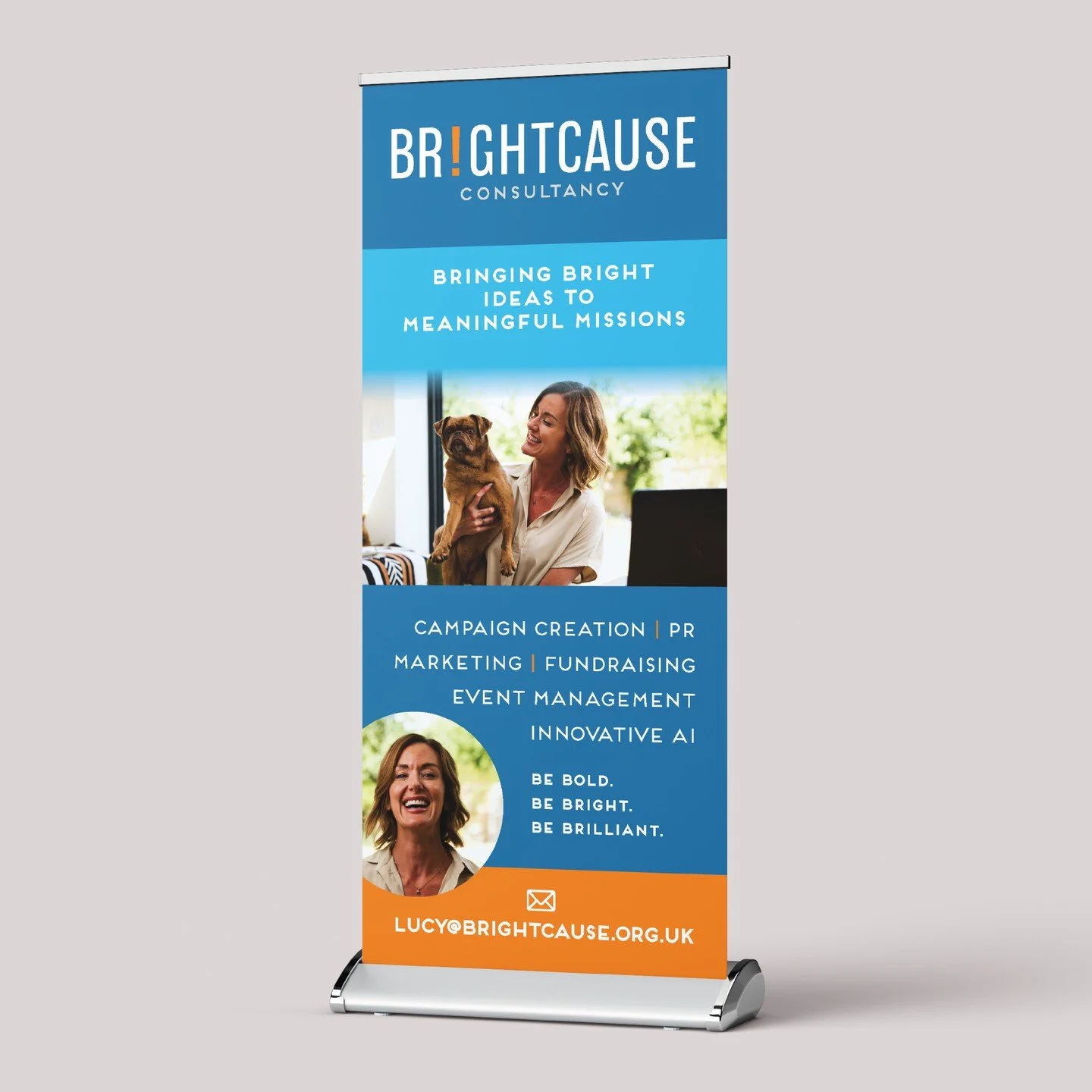Just finished this double-sided roller banner design for one of my regular clients @brightcausepr π
Clear, on-brand, and easy to spot from both directions — perfect for events or busy spaces.
It’s all about finding that sweet spot betw