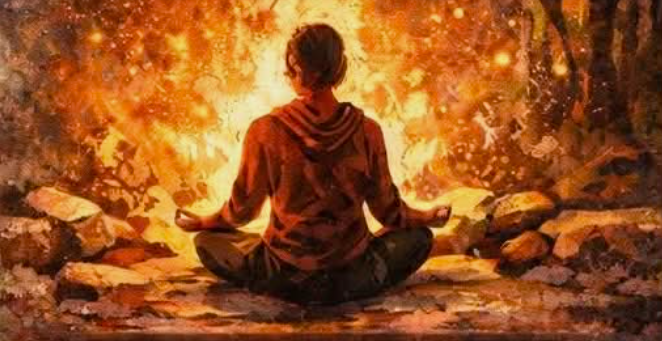 Ild - Lille Jeg og Luna Cacao (Golden Child)