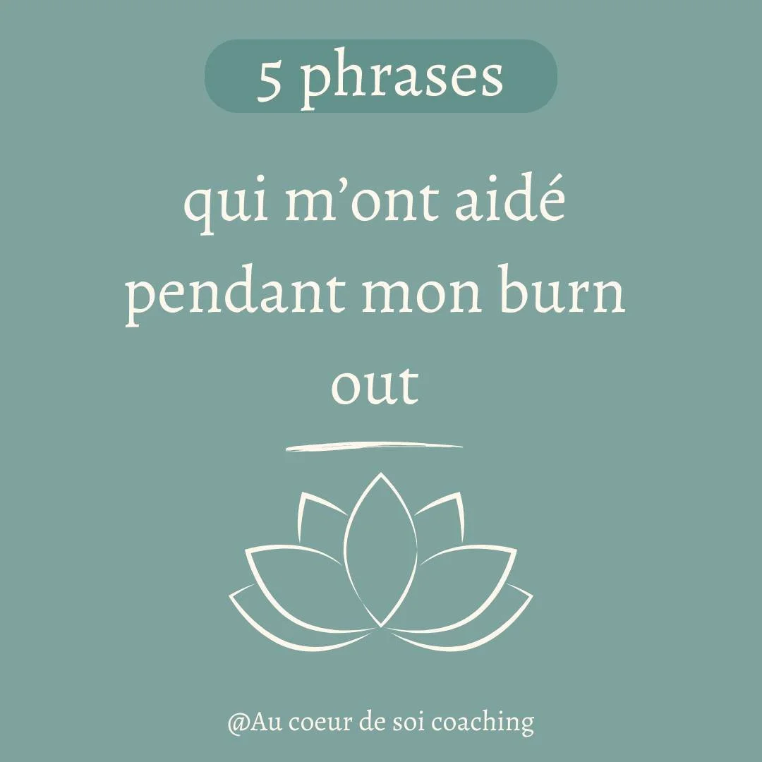 🔥 Traverser le burn out avec plus de douceur. 

Dans ce poste, je te partage ce qui m'a aid&eacute; pendant mon burn out. Il est arriv&eacute; progressivement sans que je m'en rende compte. Pendant cette p&eacute;riode, je me sentais seule, incompri