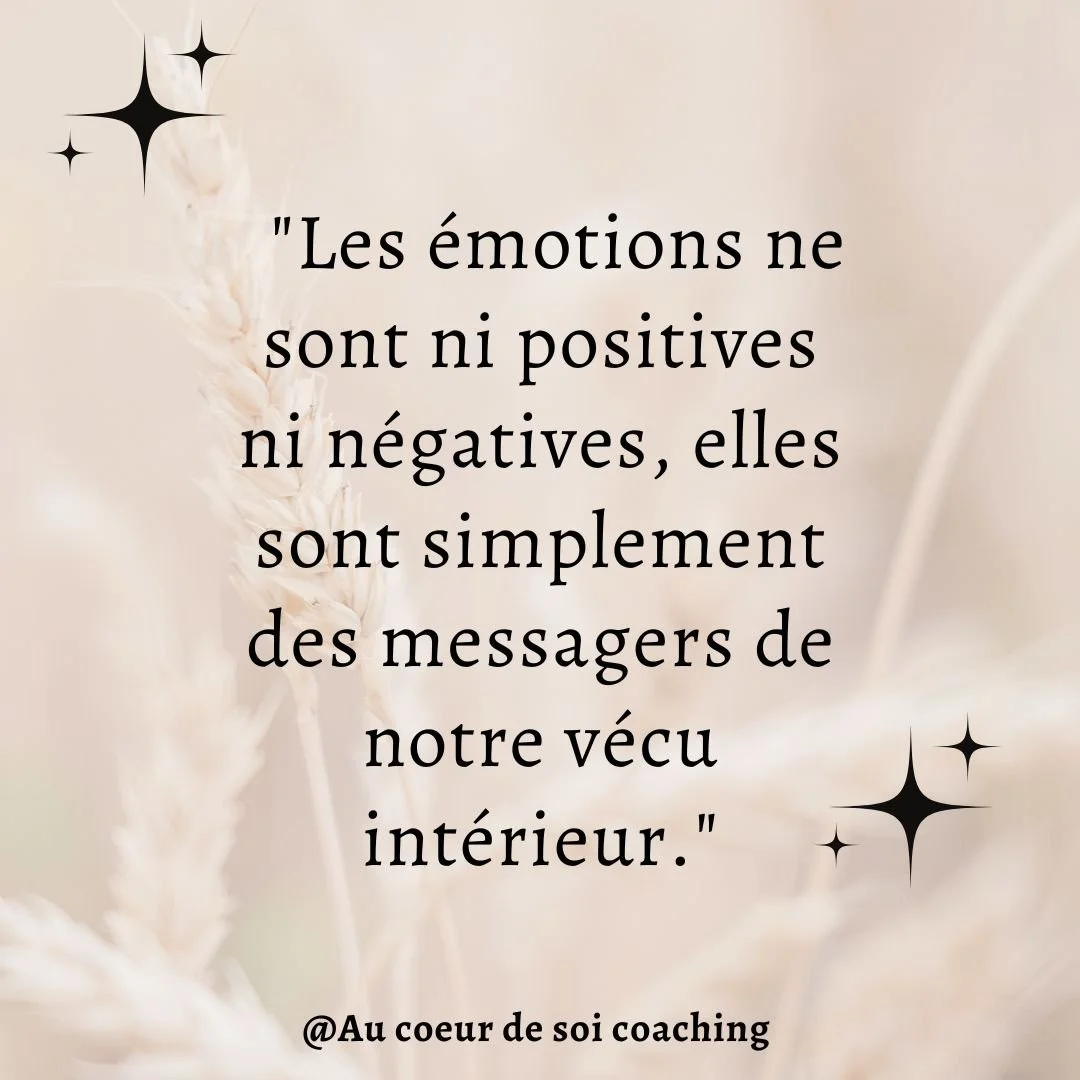 🌿 &Eacute;couter ses &eacute;motions, c&rsquo;est se prot&eacute;ger

Une &eacute;motion n'est ni &ldquo;positive&rdquo; ni &ldquo;n&eacute;gative&rdquo;. Elle est simplement une messag&egrave;re : certaines agr&eacute;ables, d&rsquo;autres inconfor
