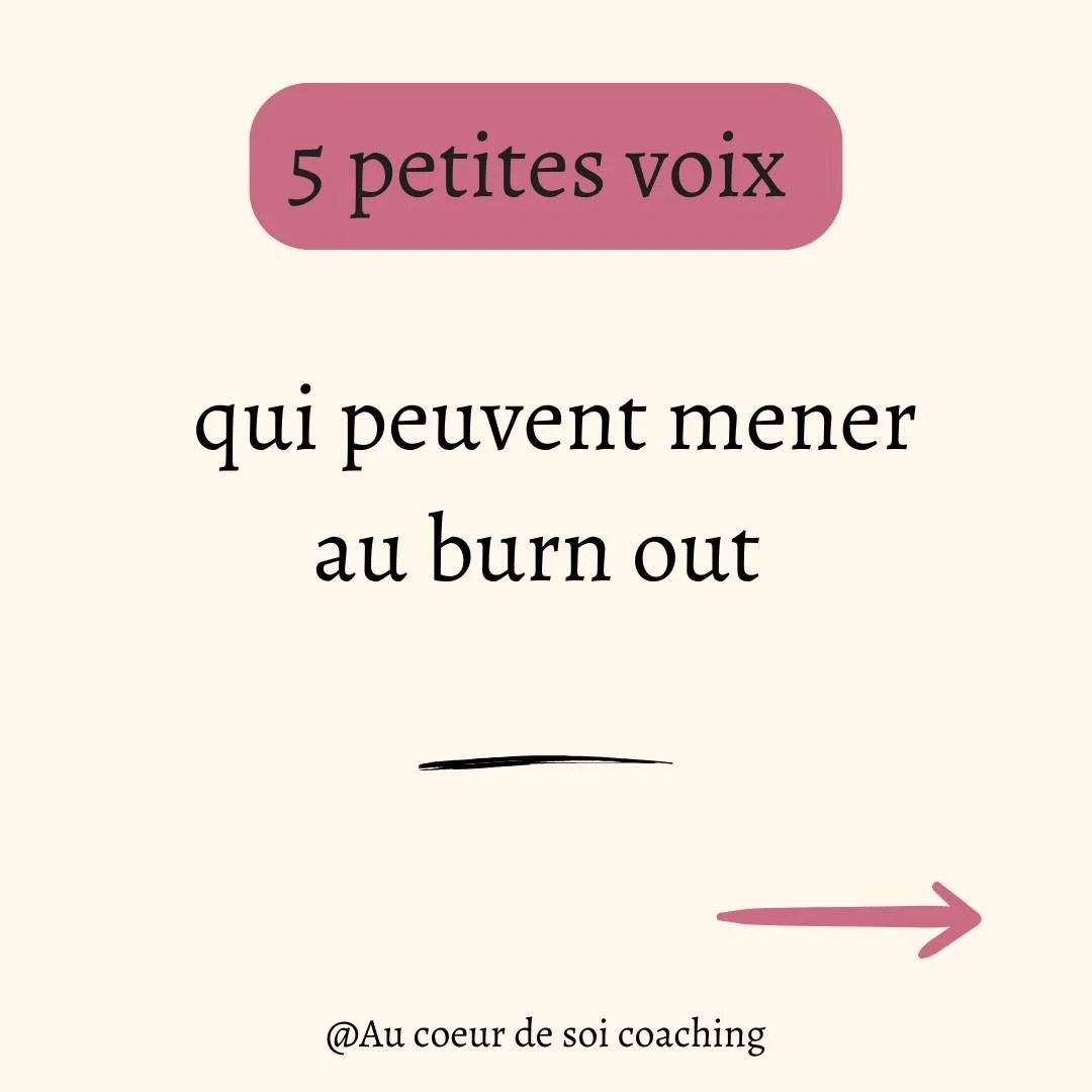 🌿 Les 5 petites voix qui nous m&egrave;nent doucement vers le burn-out

Il y a des phrases qu&rsquo;on se r&eacute;p&egrave;te depuis si longtemps qu&rsquo;on finit par les croire normales. Elles semblent anodines&hellip; mais elles nous &eacute;loi