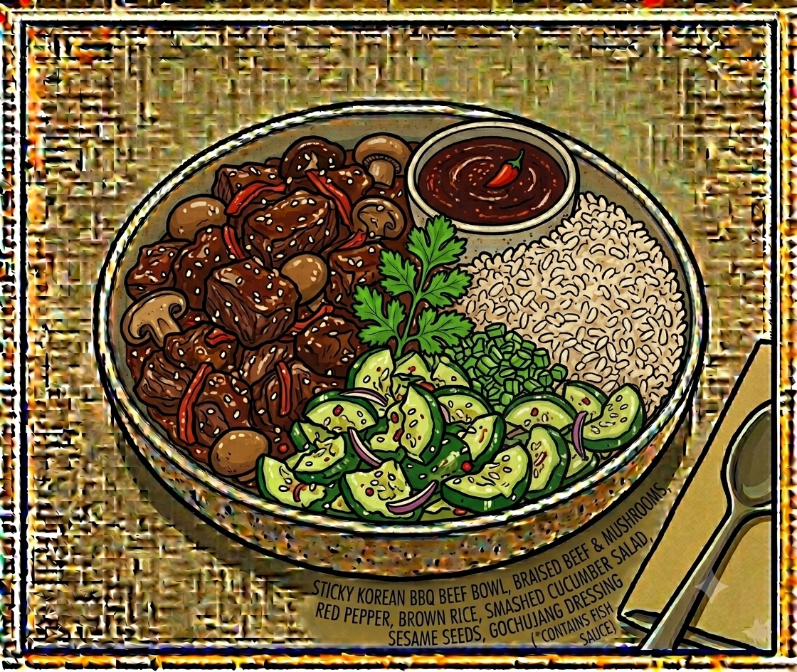 Sticky Korean BBQ Beef