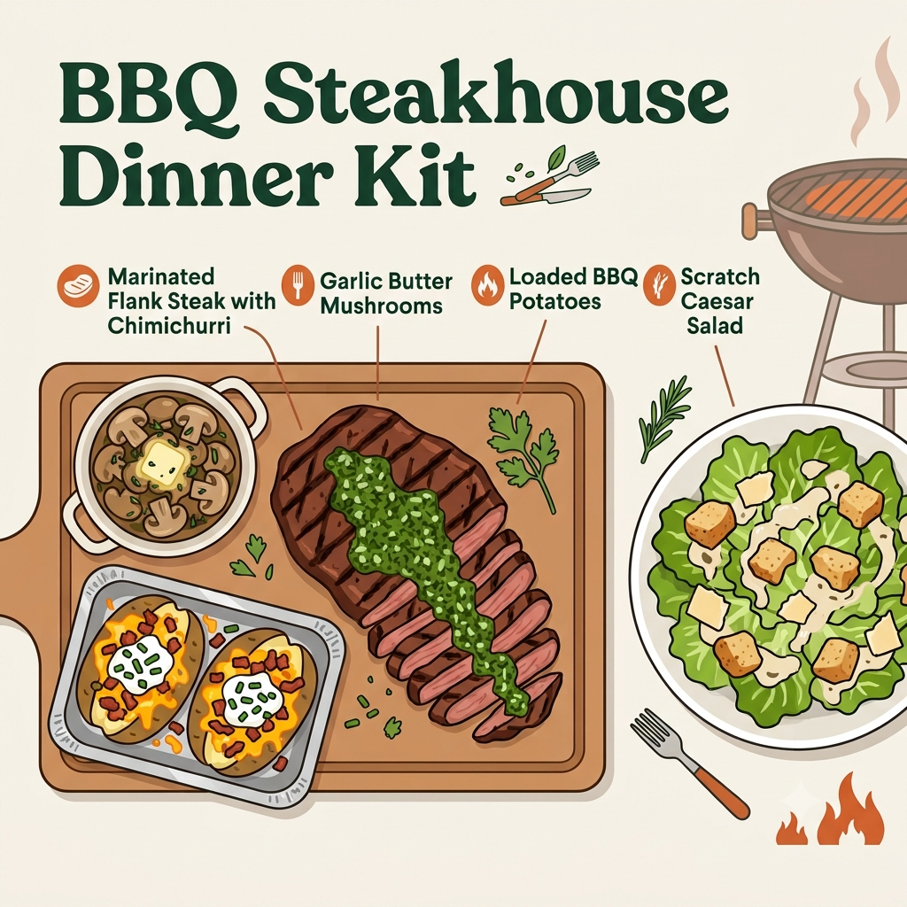 Grilled Steakhouse Dinner Kit