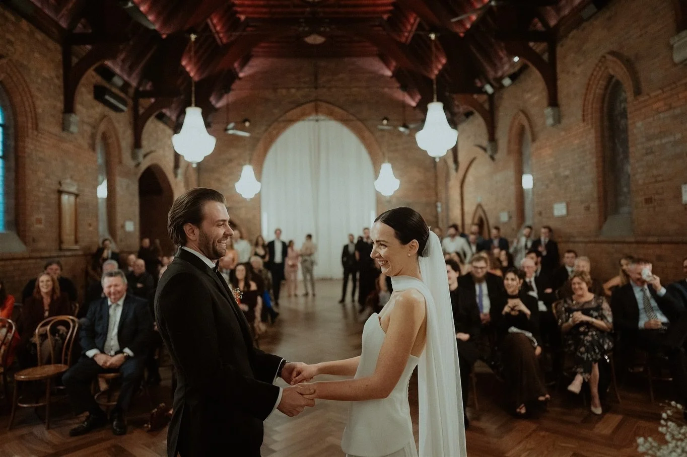 If I had to tell you my greatest strength as a celebrant, it&rsquo;s this.⁣
⁣
Look at Pat and Tamara&rsquo;s faces - relaxed, laughing and completely in the moment.⁣ That&rsquo;s what I want for every couple. ⁣
⁣
From the moment you book me, I&rsquo;
