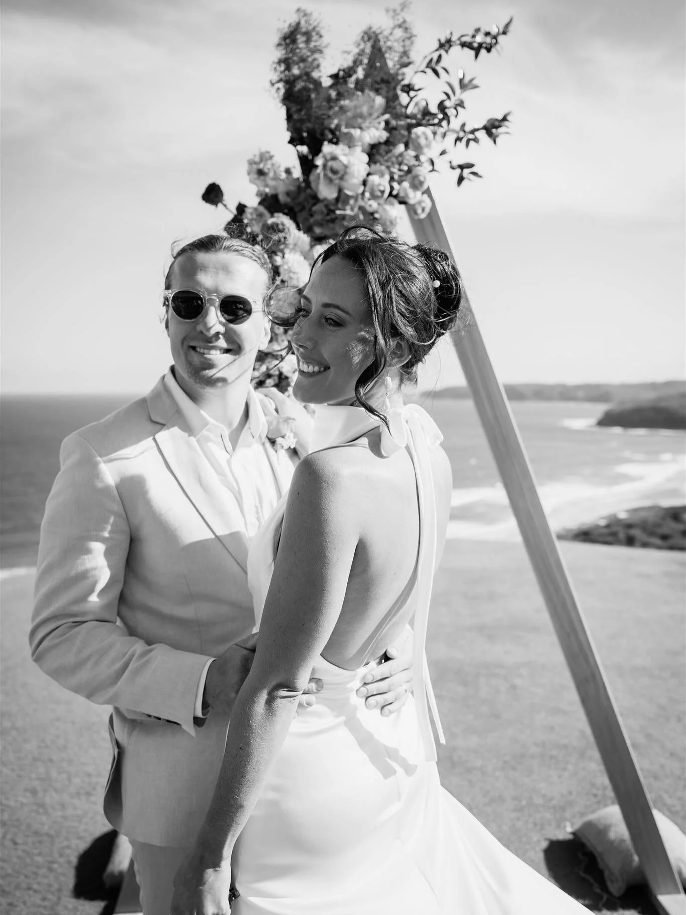 Couples find me in all sorts of places &ndash; Google, Instagram, other weddings and sometimes literally over the back fence.⁣
⁣
One day I was hanging out in the backyard when a neighbour I&rsquo;d never met popped up on a ladder building a shed. We 