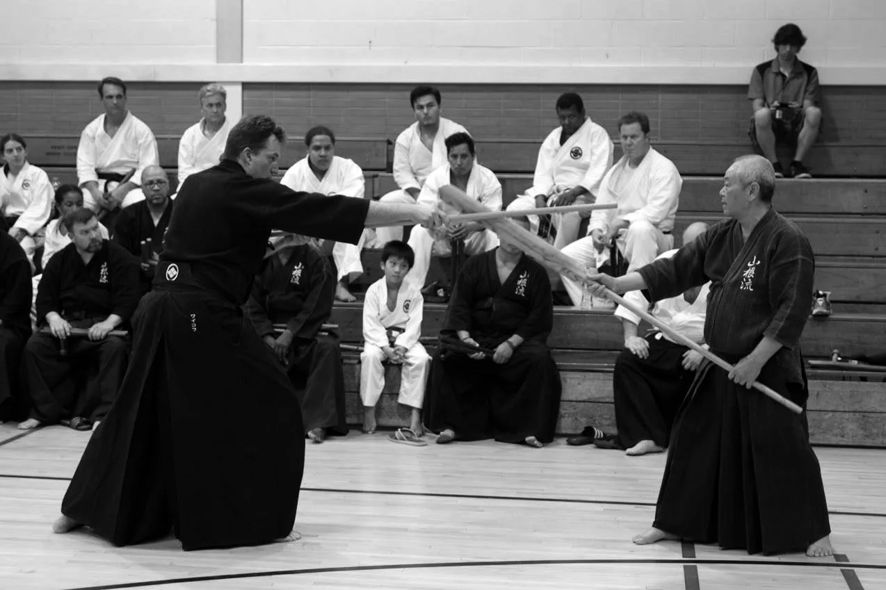 Bō and Eku demonstration with Oshiro Sensei