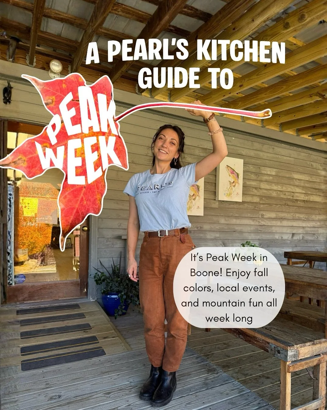 Don&rsquo;t leaf your weekend plans hanging &mdash; it&rsquo;s peak week in Valle Crucis! 🍂 Get out, soak up the color, and fall in love with autumn all over again. 🍁

#FallFoliage #ValleCrucis #PeakWeek #SupportLocal #PearlsKitchen #HighCountryFla
