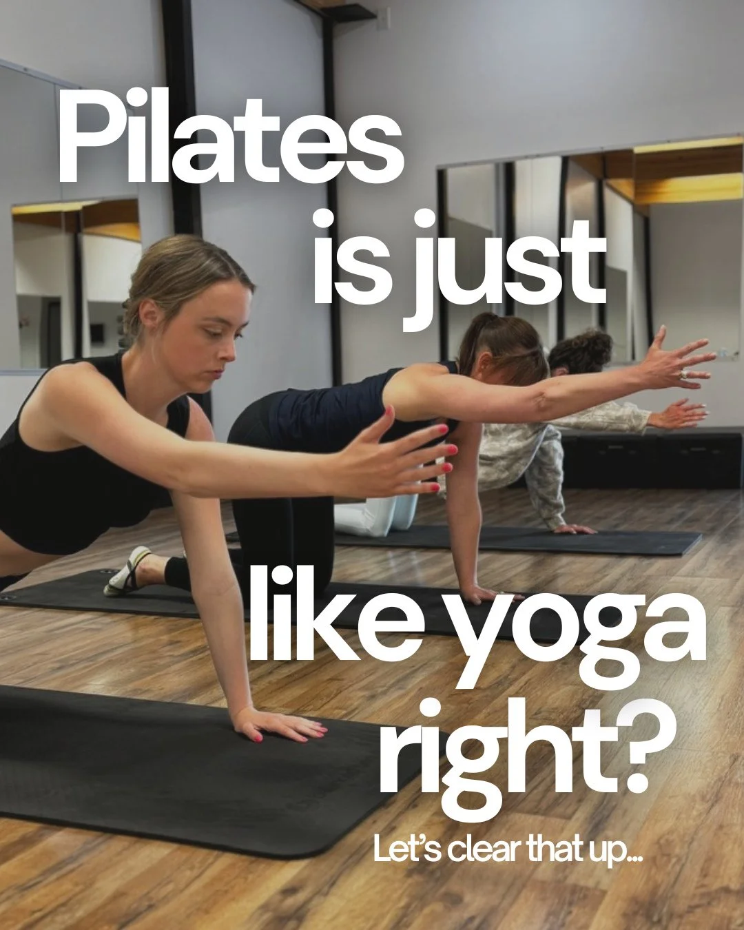 Think Pilates is just &lsquo;yoga with crunches&rsquo;? That&rsquo;s why you haven&rsquo;t tried it yet&hellip; and why you&rsquo;re missing out on the body transformation you&rsquo;ve been looking for. 👀⁠
⁠
Most people try Pilates after they&rsquo;