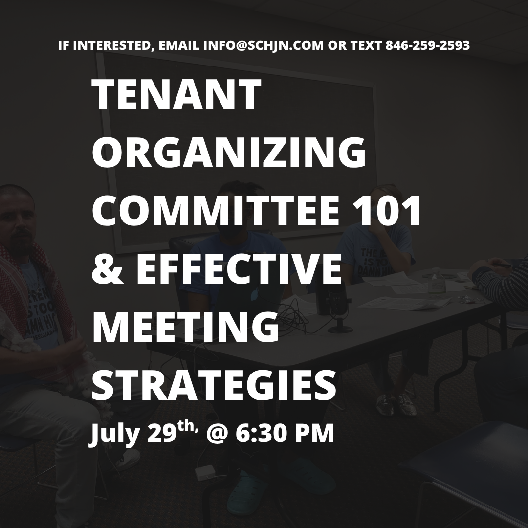 Tenant Organizing Committee 101 & Effective Meeting Strategies