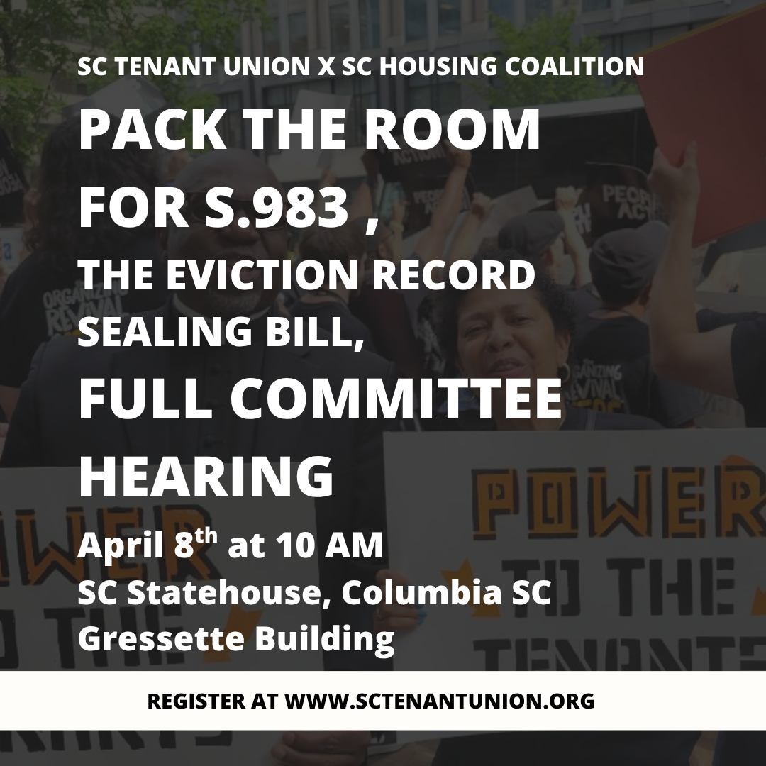 S.983, Eviction Record Sealing Full Committee Hearing