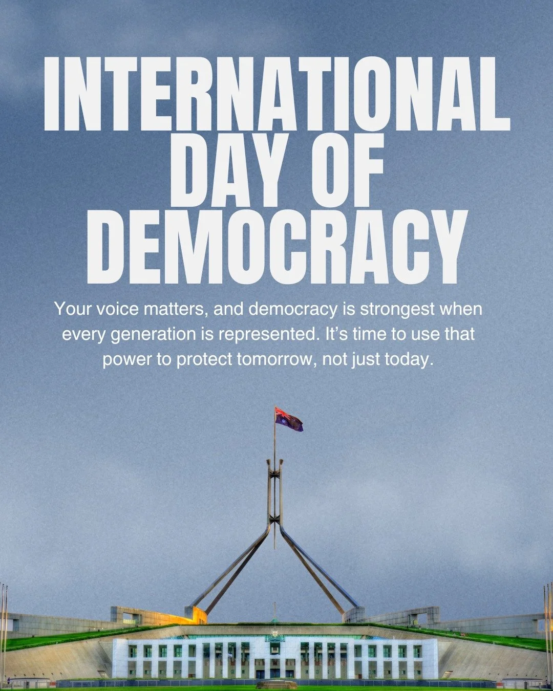 On this International Day of Democracy, we are reminded that democracy is not just about casting a vote. It is about making sure every voice is heard and every generation has a say in the decisions that shape our world 🌎🗳️

Our future depends on th