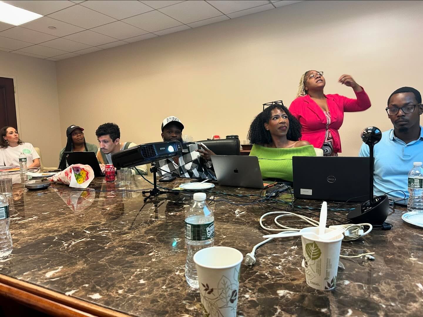 Great meeting yesterday with the Directors from the Mayors and Crime Commissioner Office. Future endeavors Gods Plan #swaag #children #youth #highriskyouth #girls #boys #hood #gunviolence #saveourstreets #love #community @bosslady_kangie_