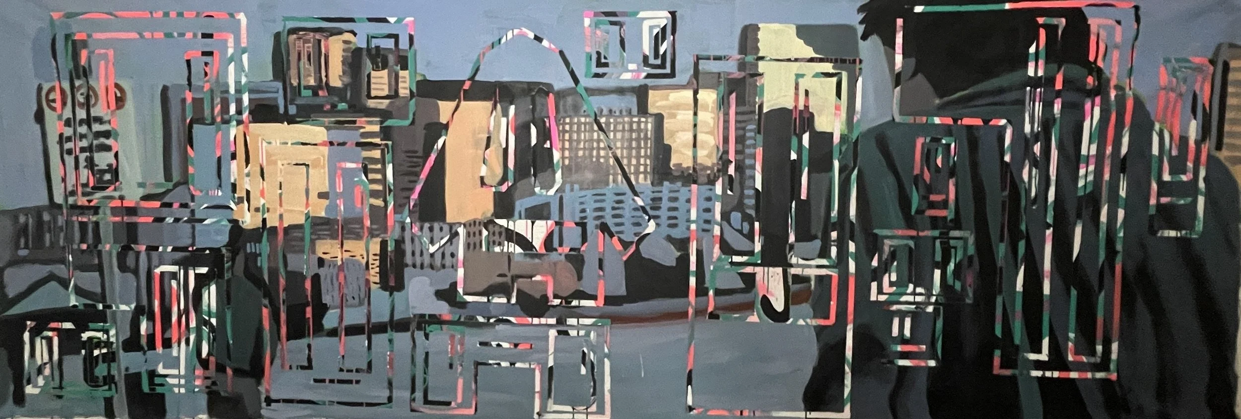 4'3x12'9.5"
Acrylic on canvas