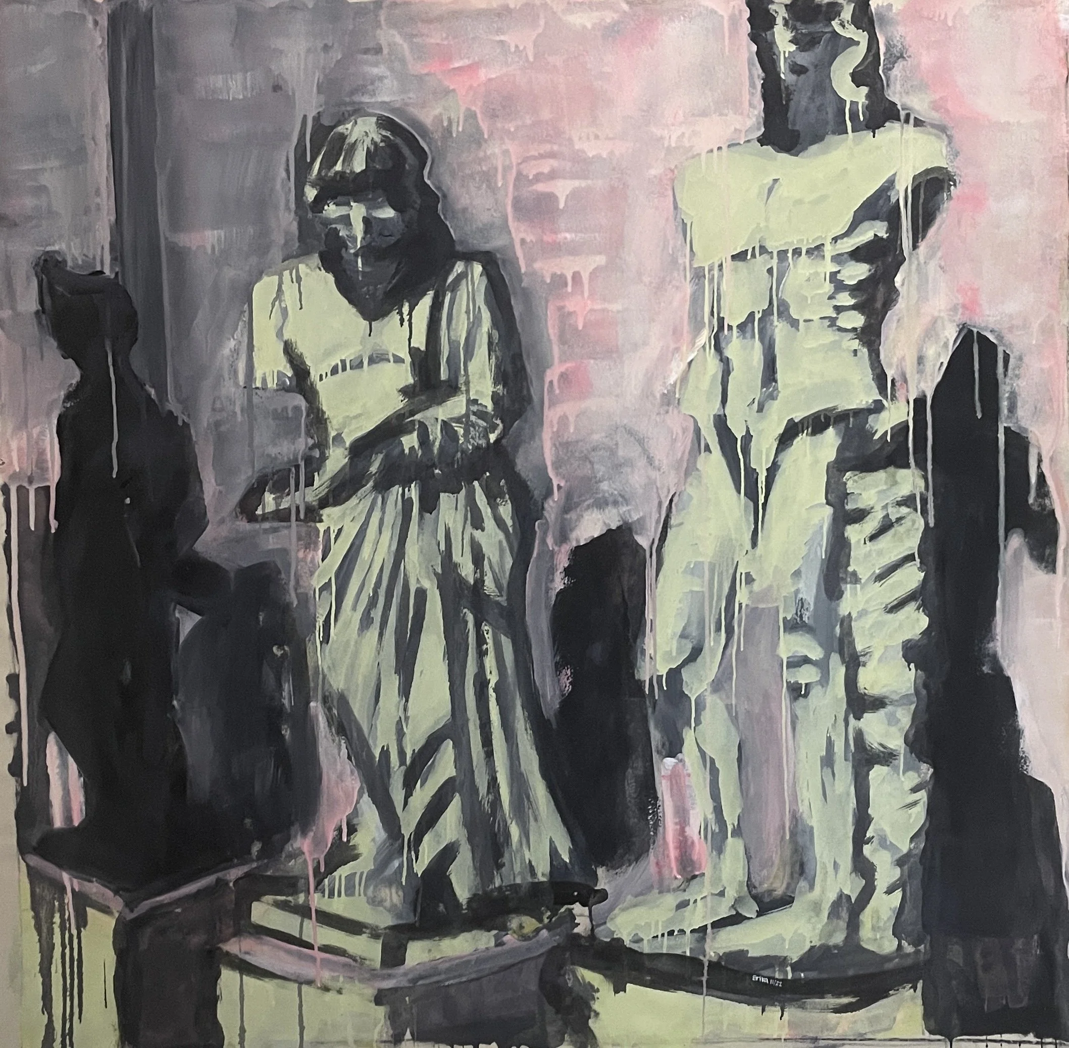 Don't Talk To Me In My Dreams
57x55.5"
Acrylic on canvas