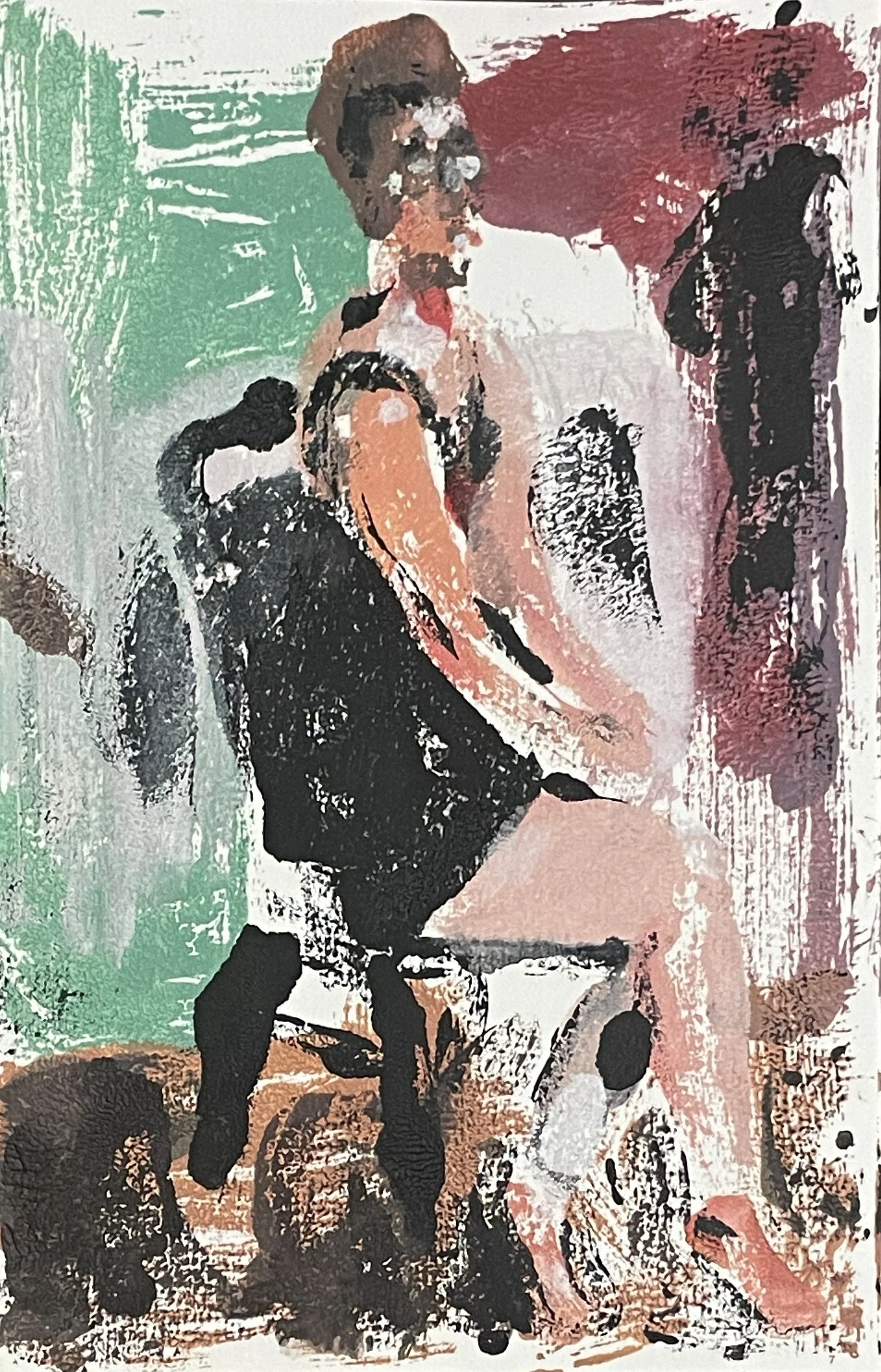 7x5"
Acrylic on mixed media paper