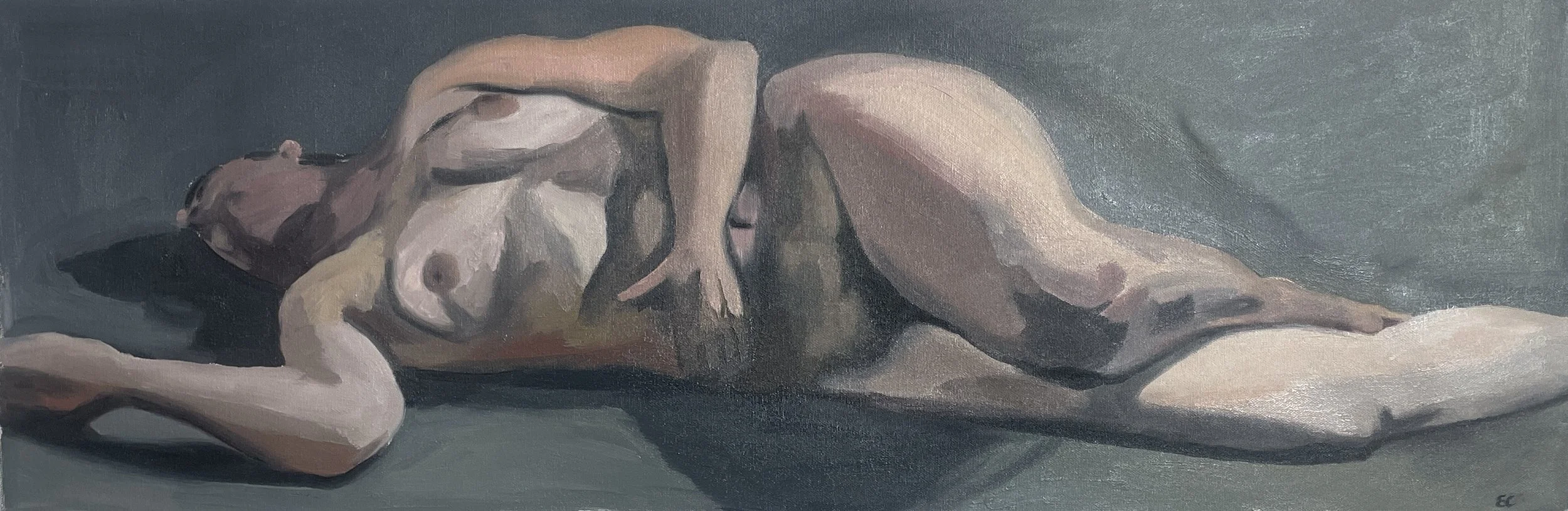 12x36"
Oil on canvas 